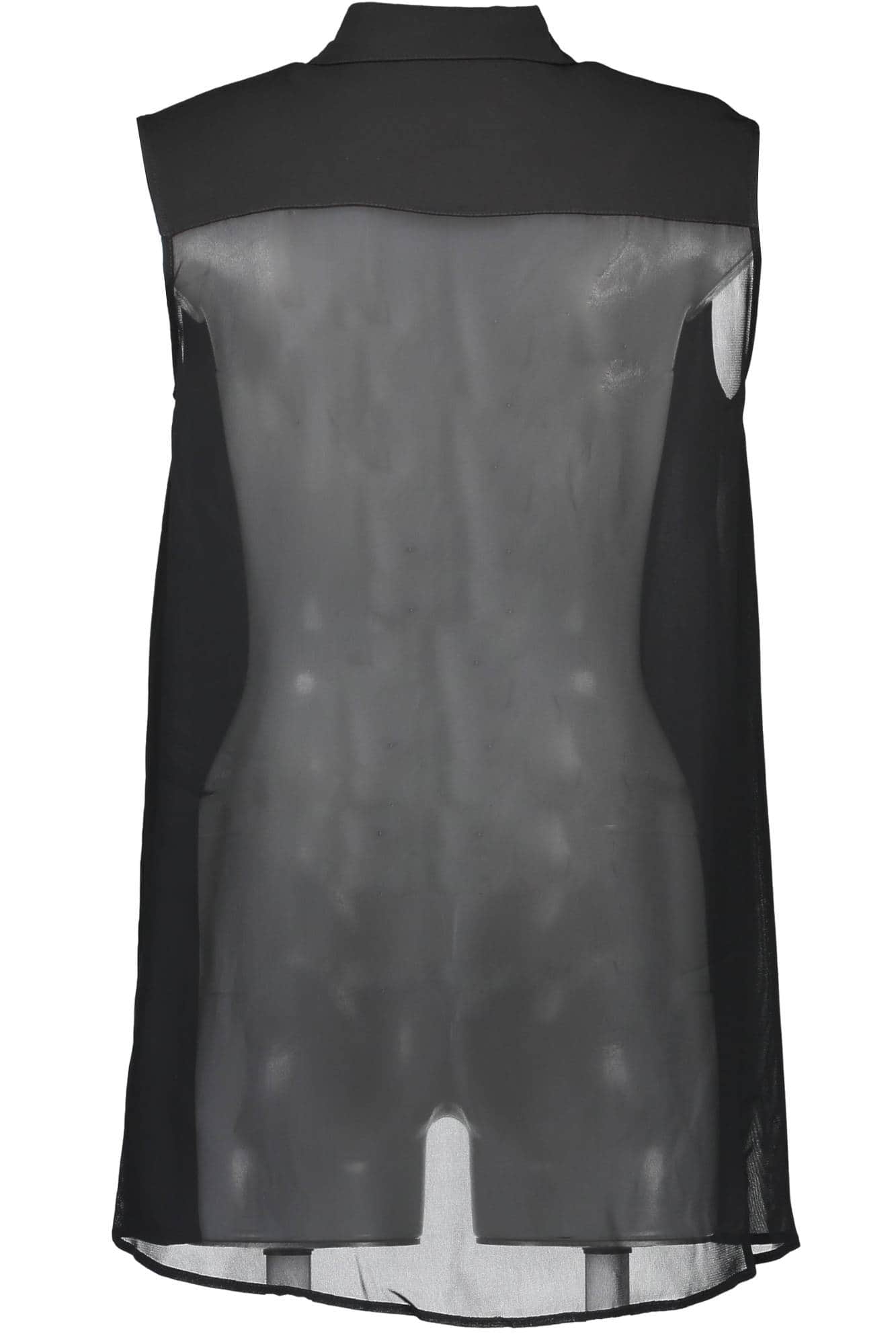 LOVE MOSCHINO SHIRT OHNE SLEEVES DAMEN SCHWARZ