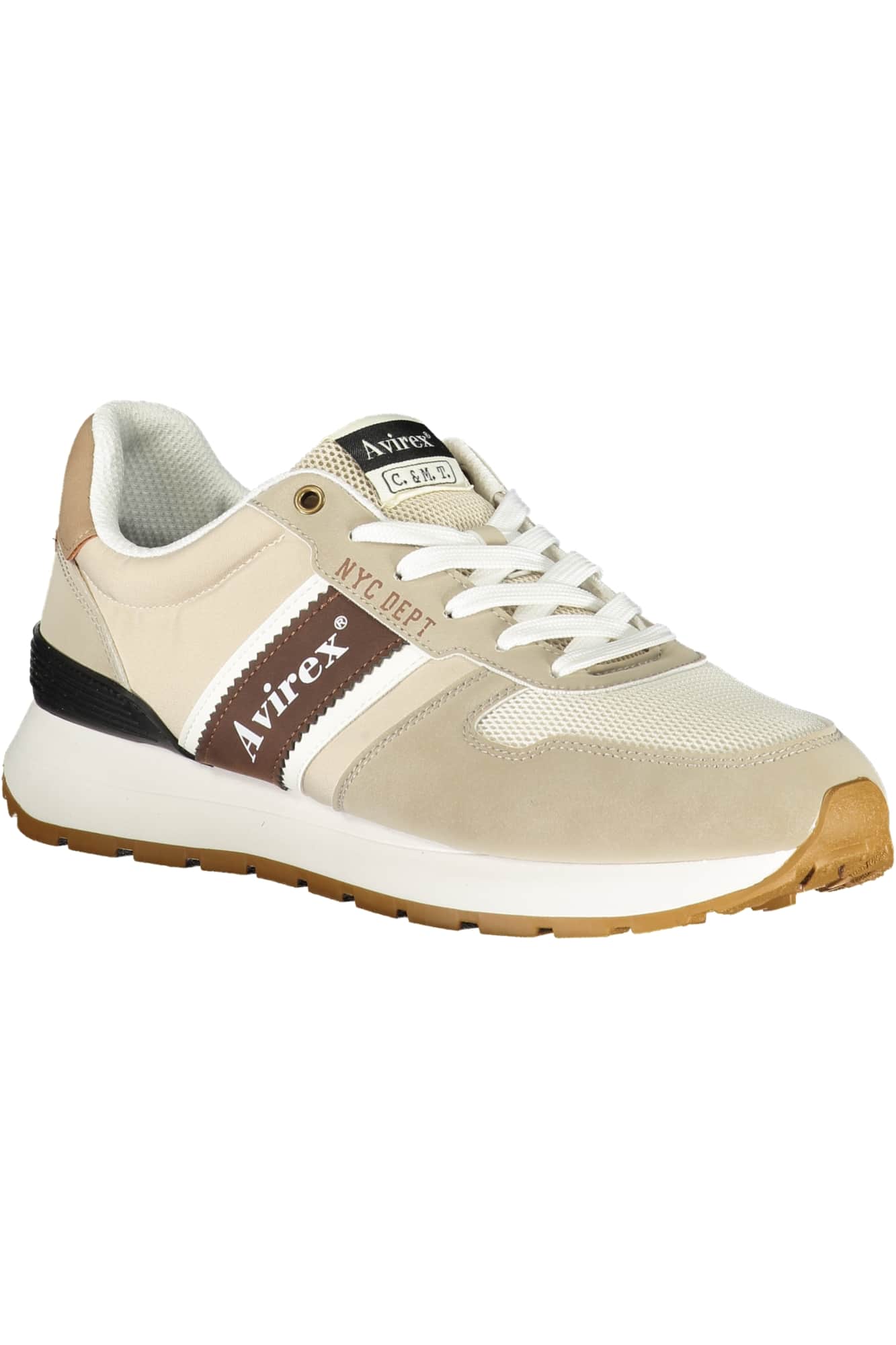 AVIREX HERREN BEIGE SPORTSCHUHE