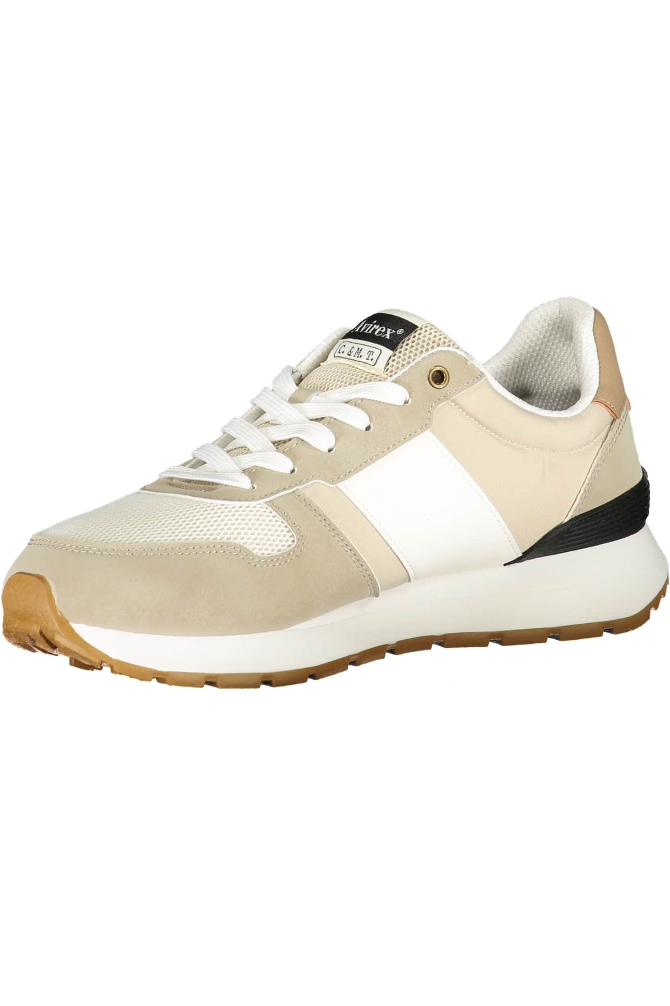 AVIREX HERREN BEIGE SPORTSCHUHE