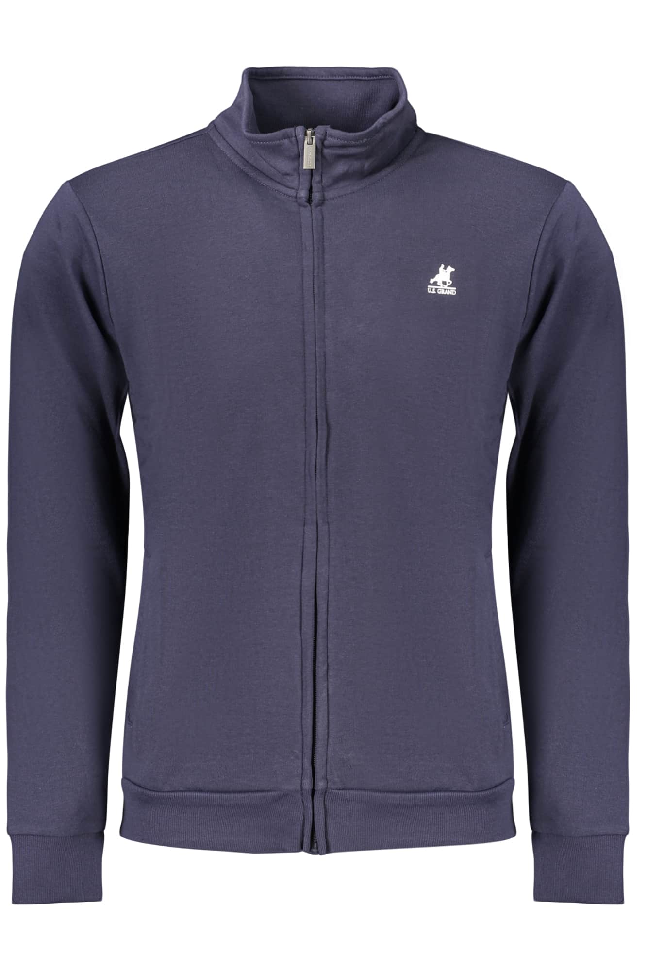 US GRAND HERREN BLAU MIT REISSVERSCHLUSS SWEATSHIRT