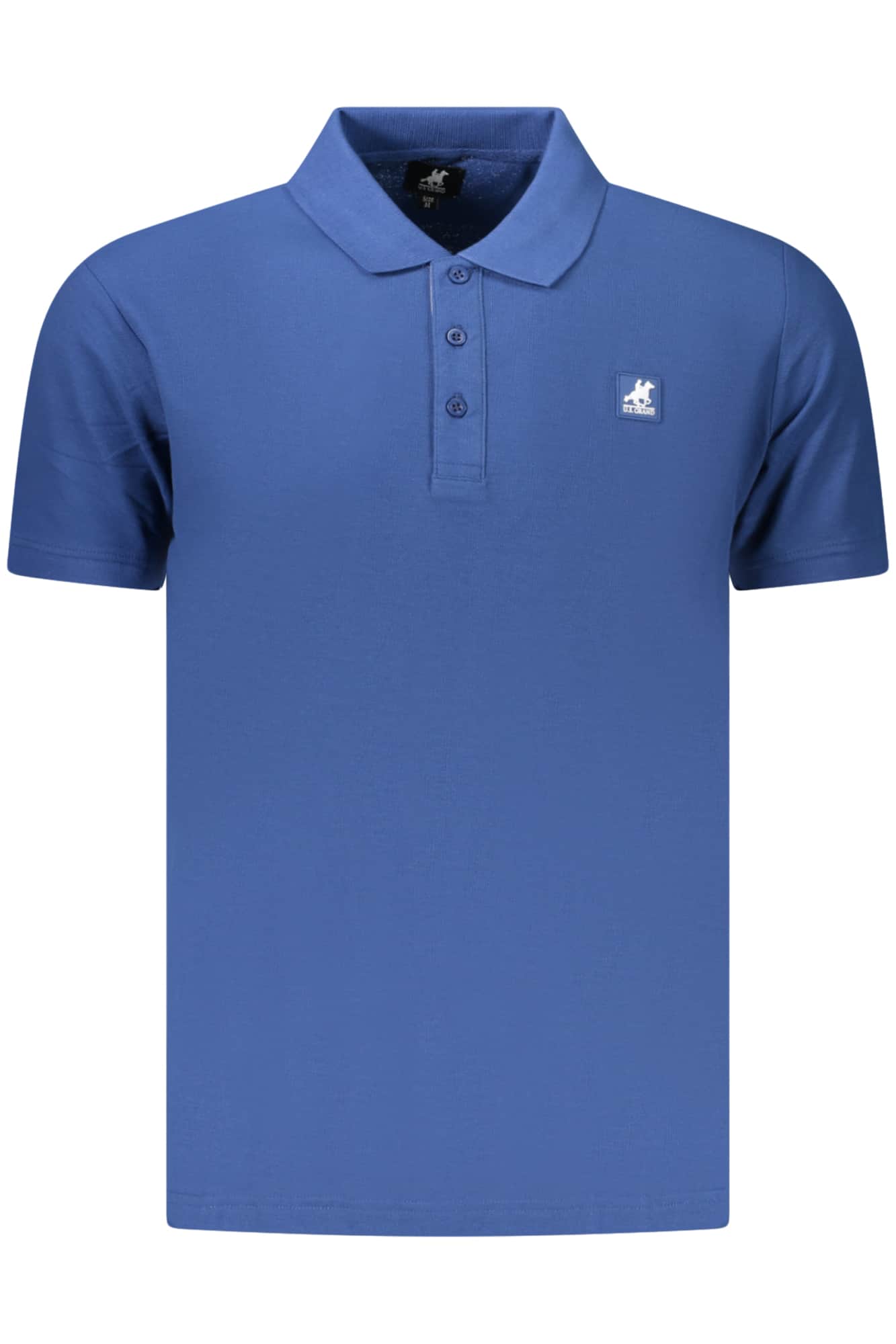 US GRAND HERREN KURZARM POLOSHIRT, ROT