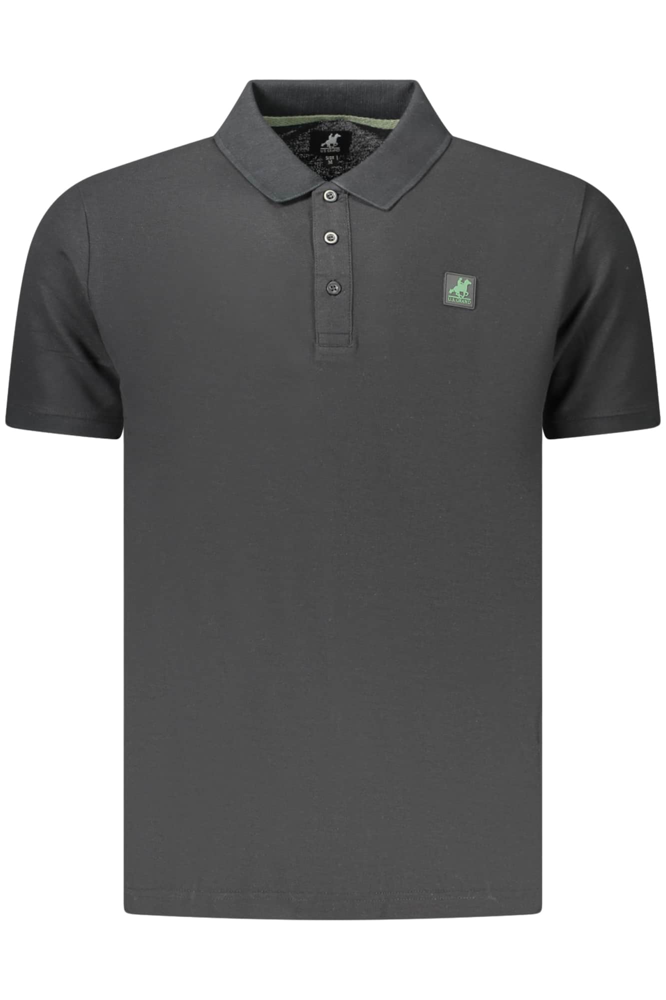 US GRAND HERREN KURZARM POLOSHIRT, ROT