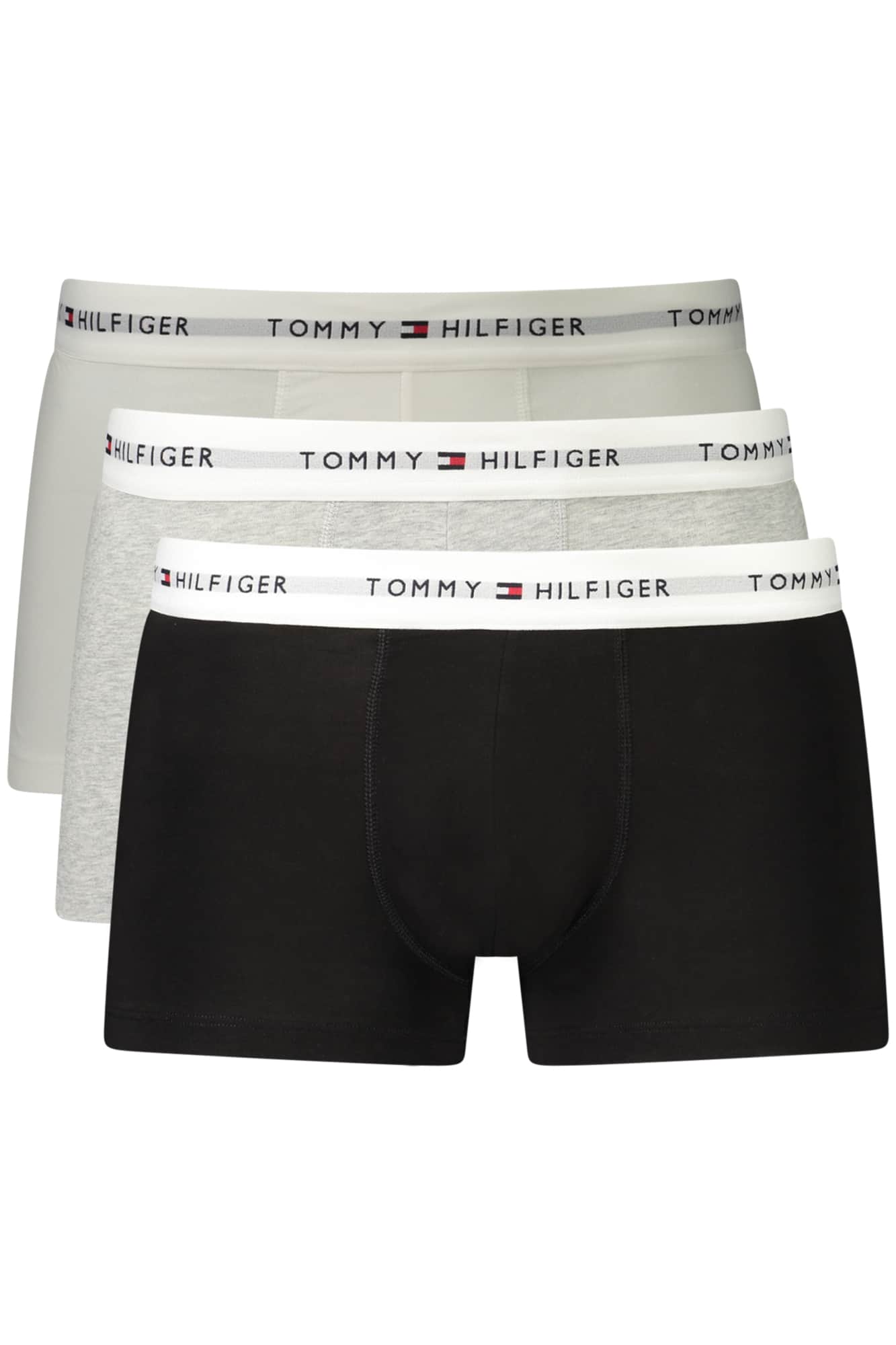 TOMMY HILFIGER HERREN BOXERSHORTS KURZE HOSE GRAU