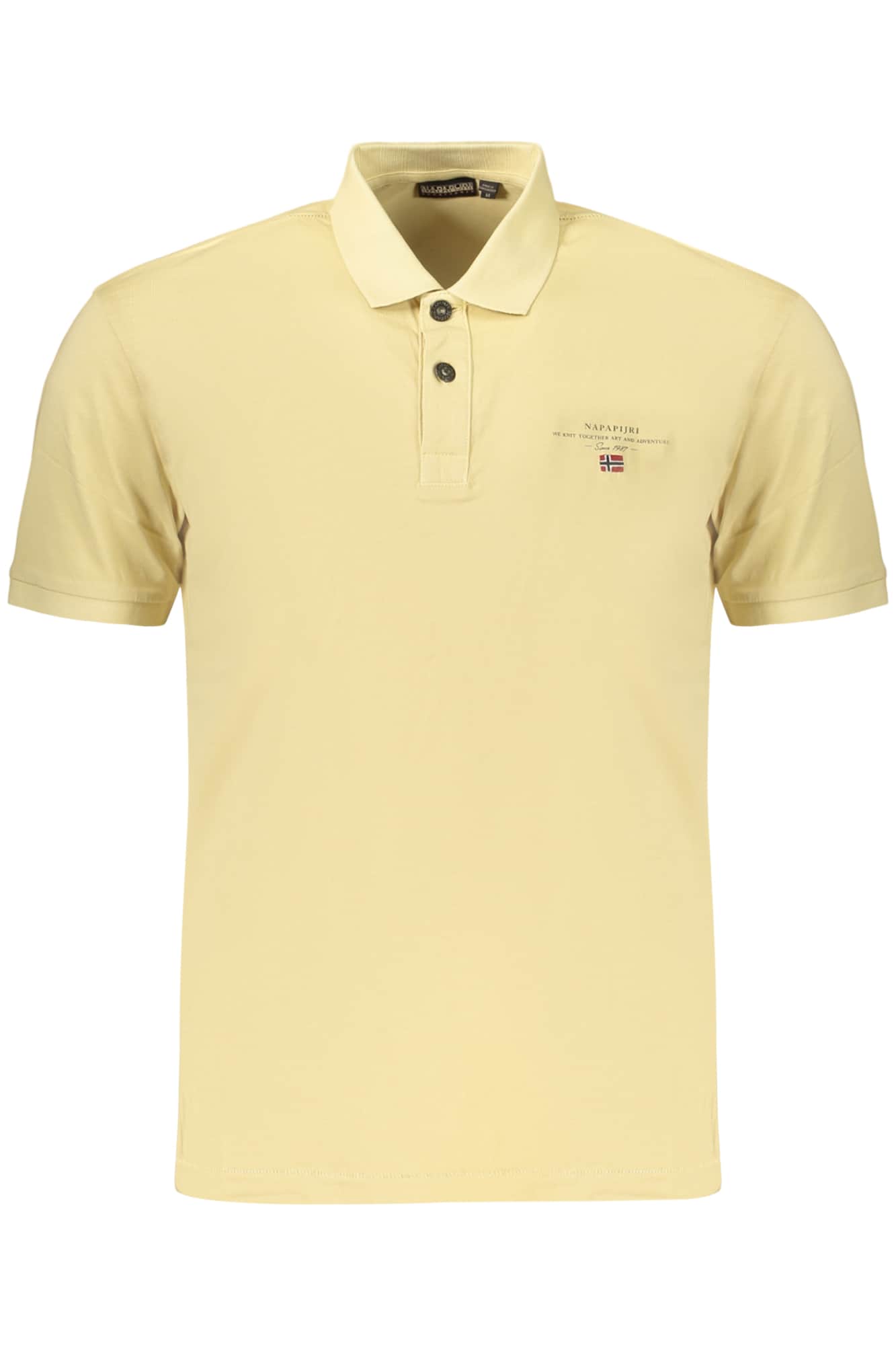 NAPAPIJRI HERREN KURZARM POLOSHIRT, BEIGE