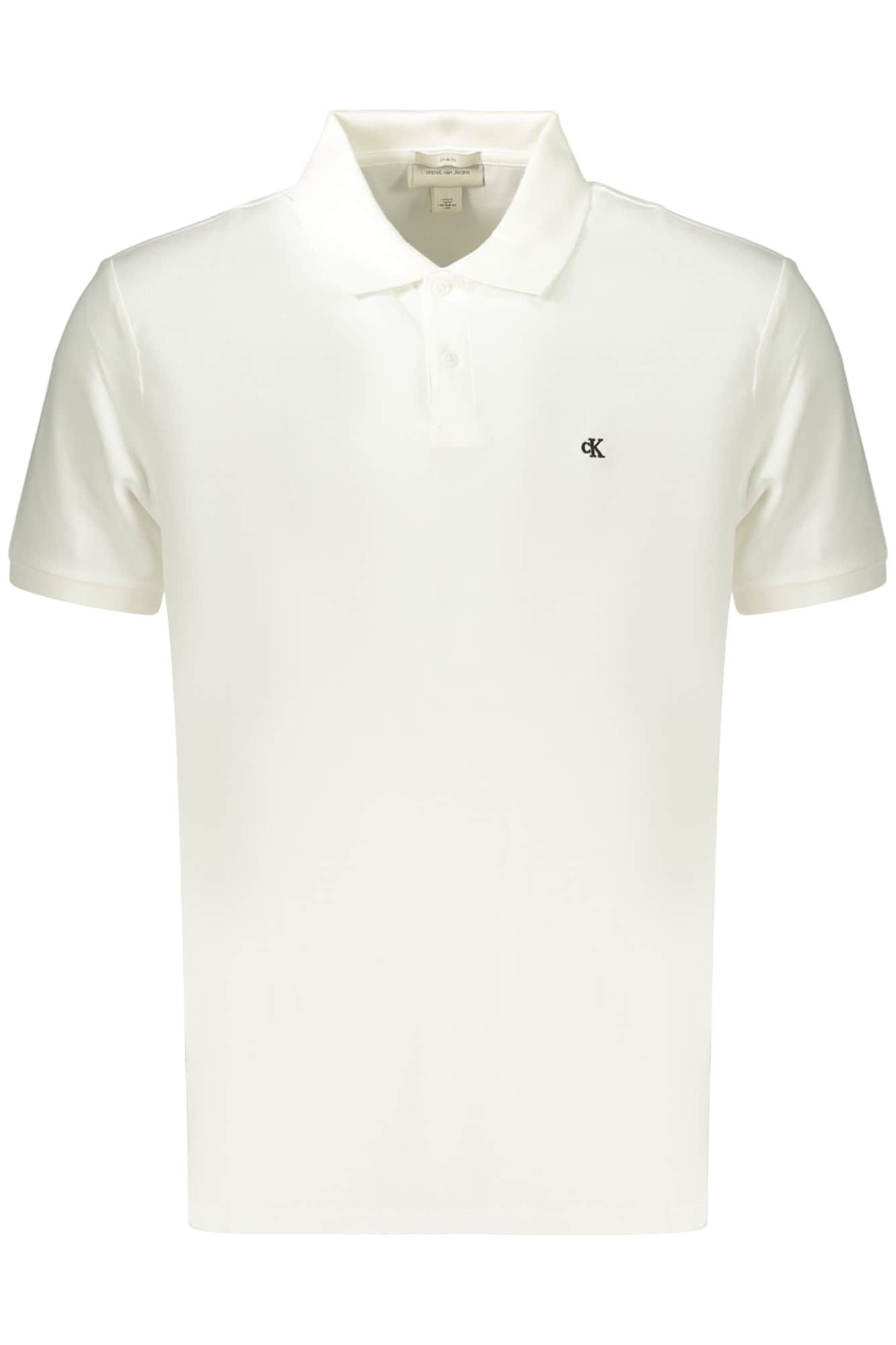 CALVIN KLEIN HERREN KURZARM POLOSHIRT WEISS