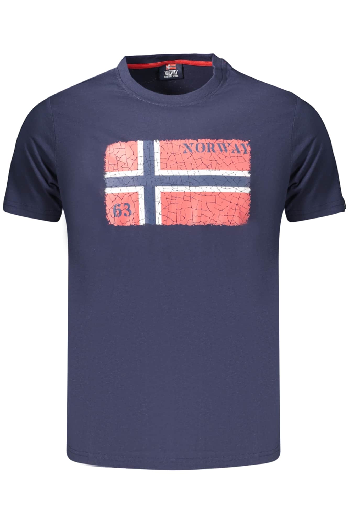 NORWAY 1963 HERREN KURZARM T-SHIRT WEISS