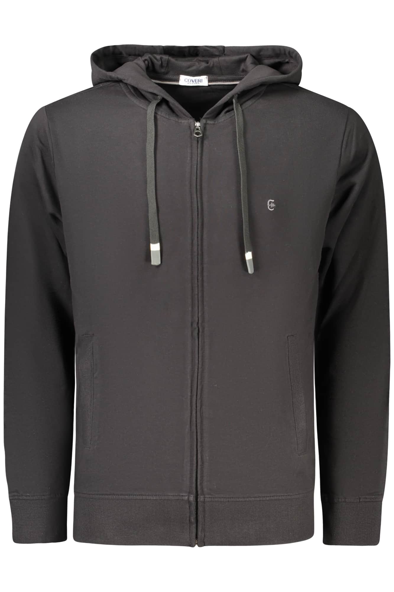 COVERI MOVING HERREN BEIGE MIT REISSVERSCHLUSS SWEATSHIRT