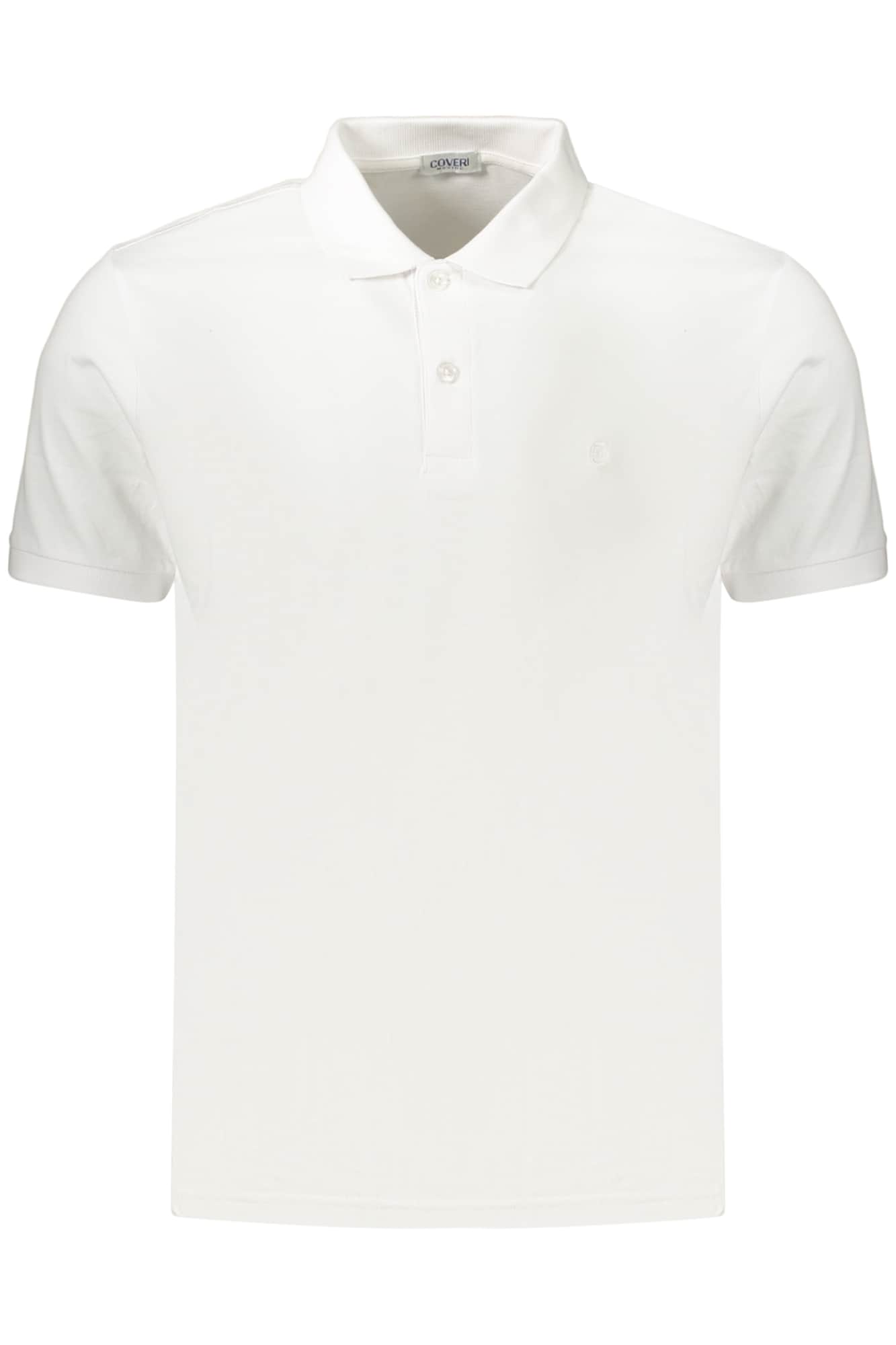 COVERI MOVING HERREN KURZARM POLOSHIRT WEISS
