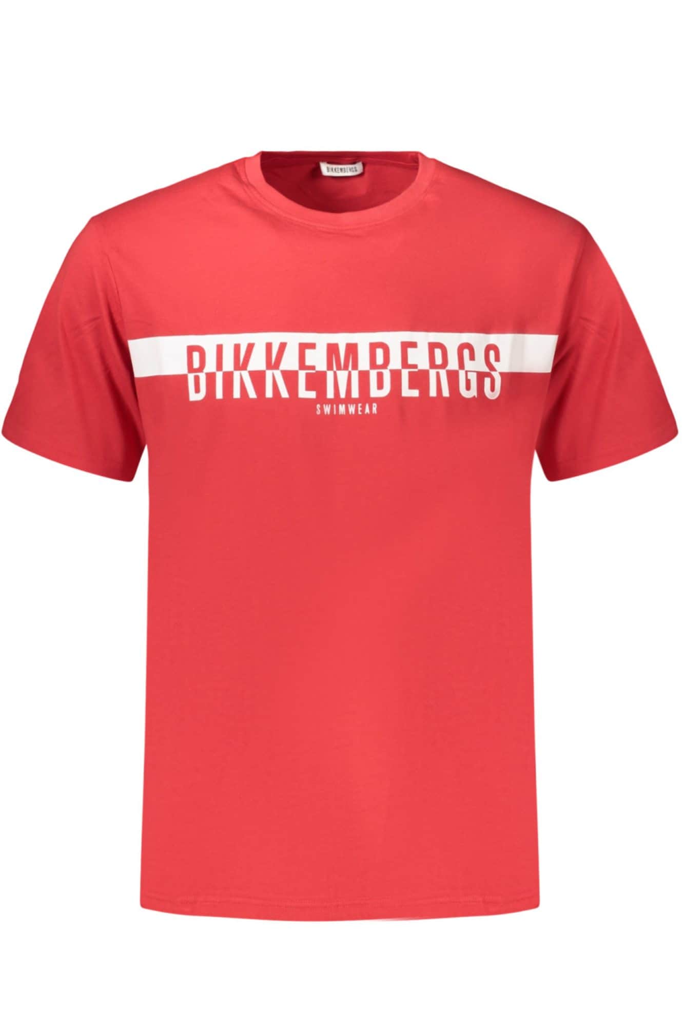BIKKEMBERGS HERREN KURZARM T-SHIRT WEISS