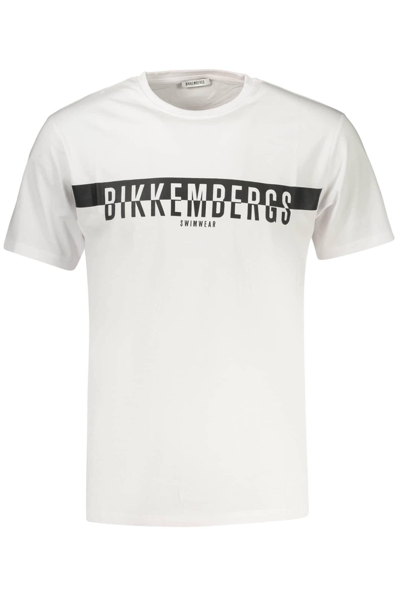BIKKEMBERGS HERREN KURZARM T-SHIRT WEISS