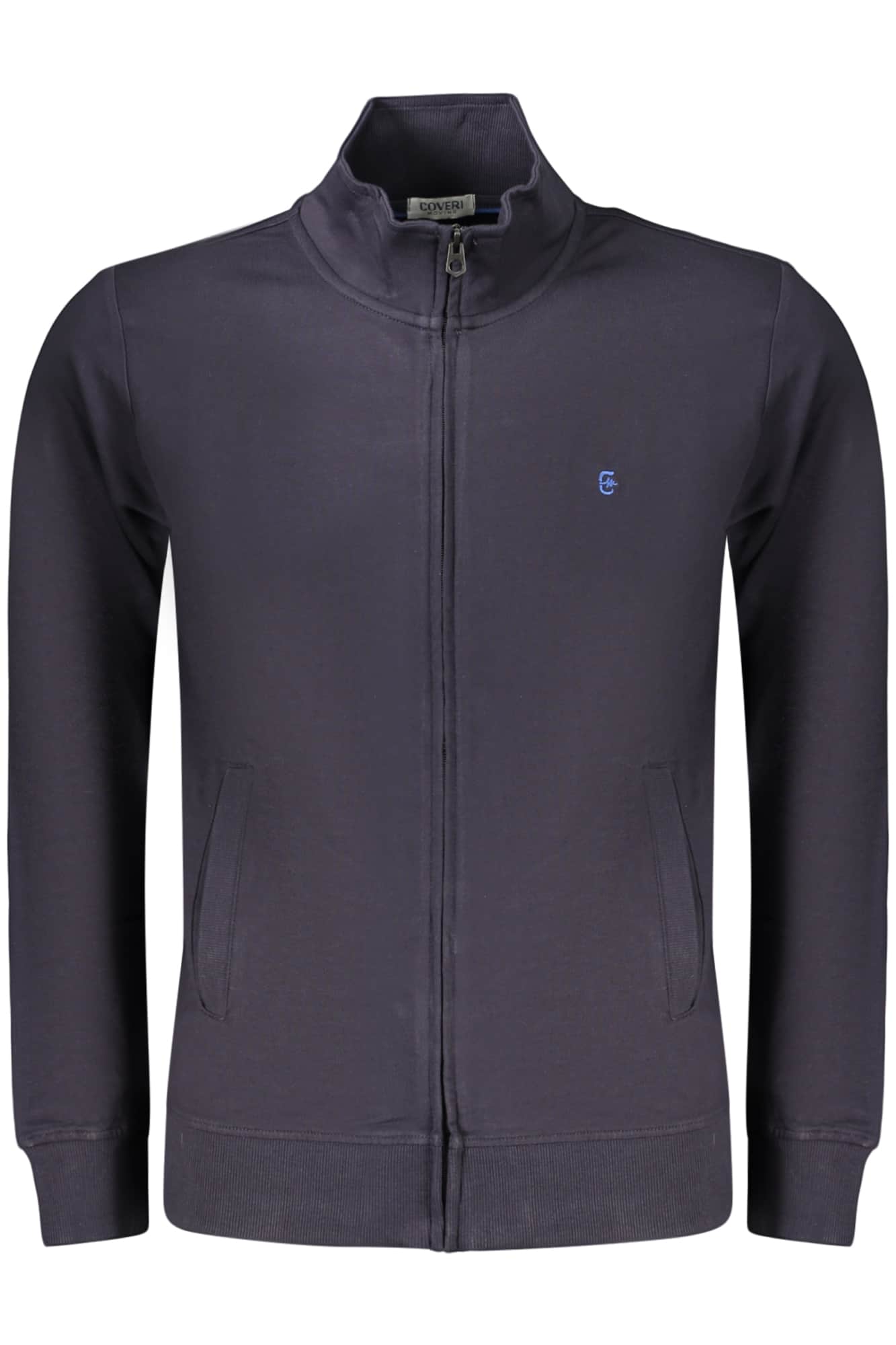 COVERI MOVING HERREN BLAU MIT REISSVERSCHLUSS SWEATSHIRT