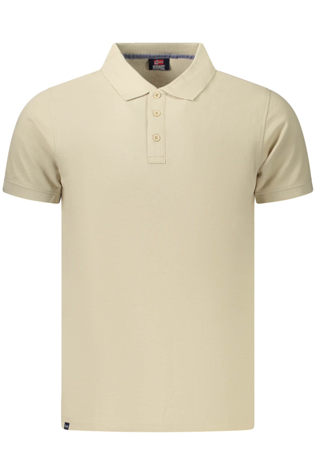 NORWAY 1963 HERREN KURZARM POLOSHIRT, BEIGE
