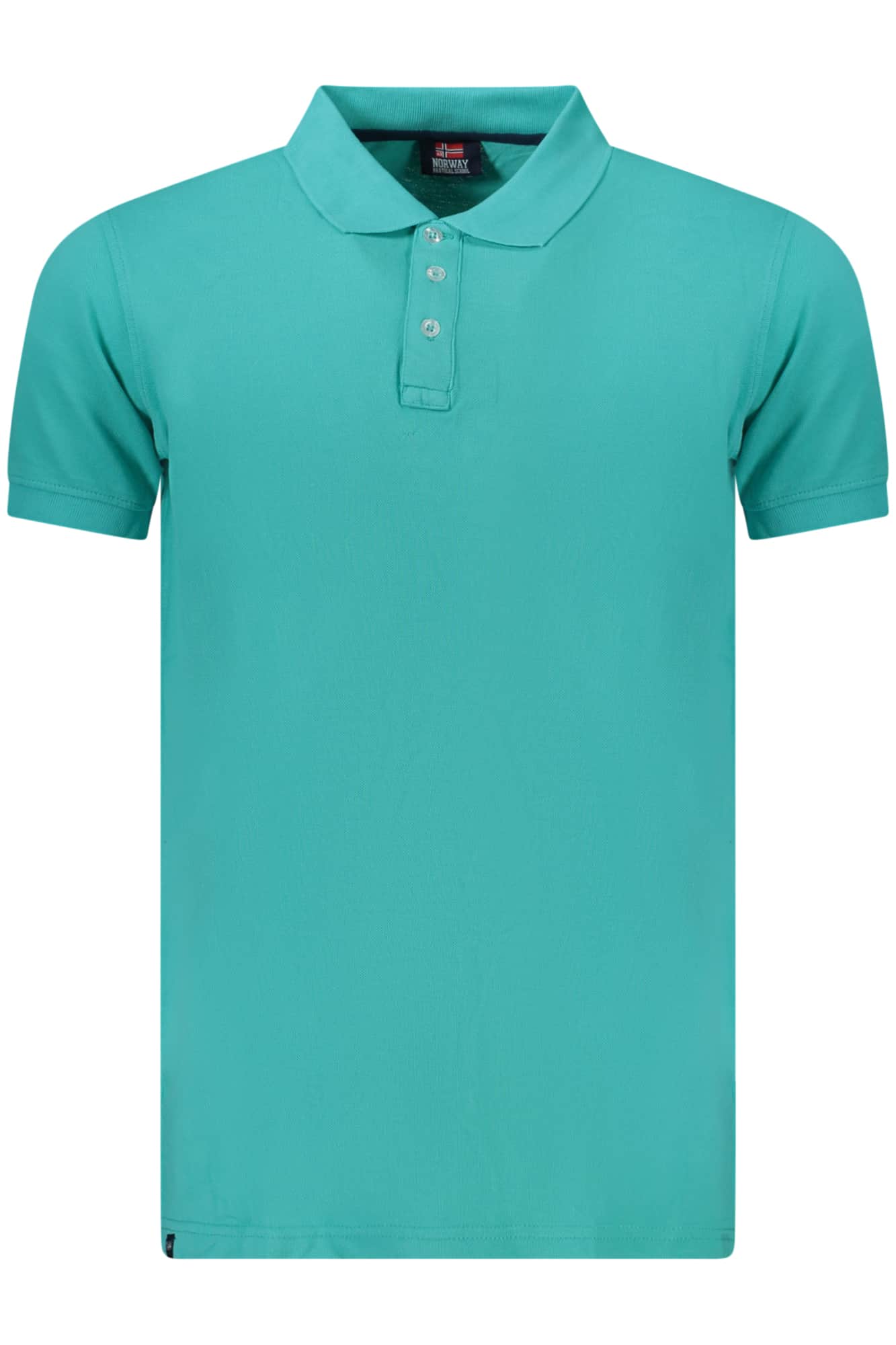 NORWAY 1963 HERREN KURZARM POLOSHIRT, BLAU