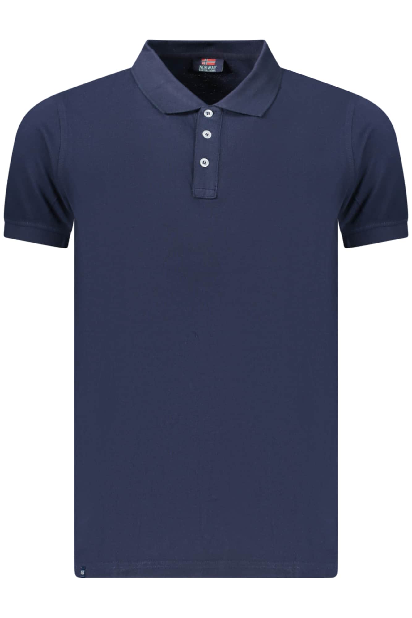 NORWAY 1963 HERREN KURZARM POLOSHIRT, BLAU