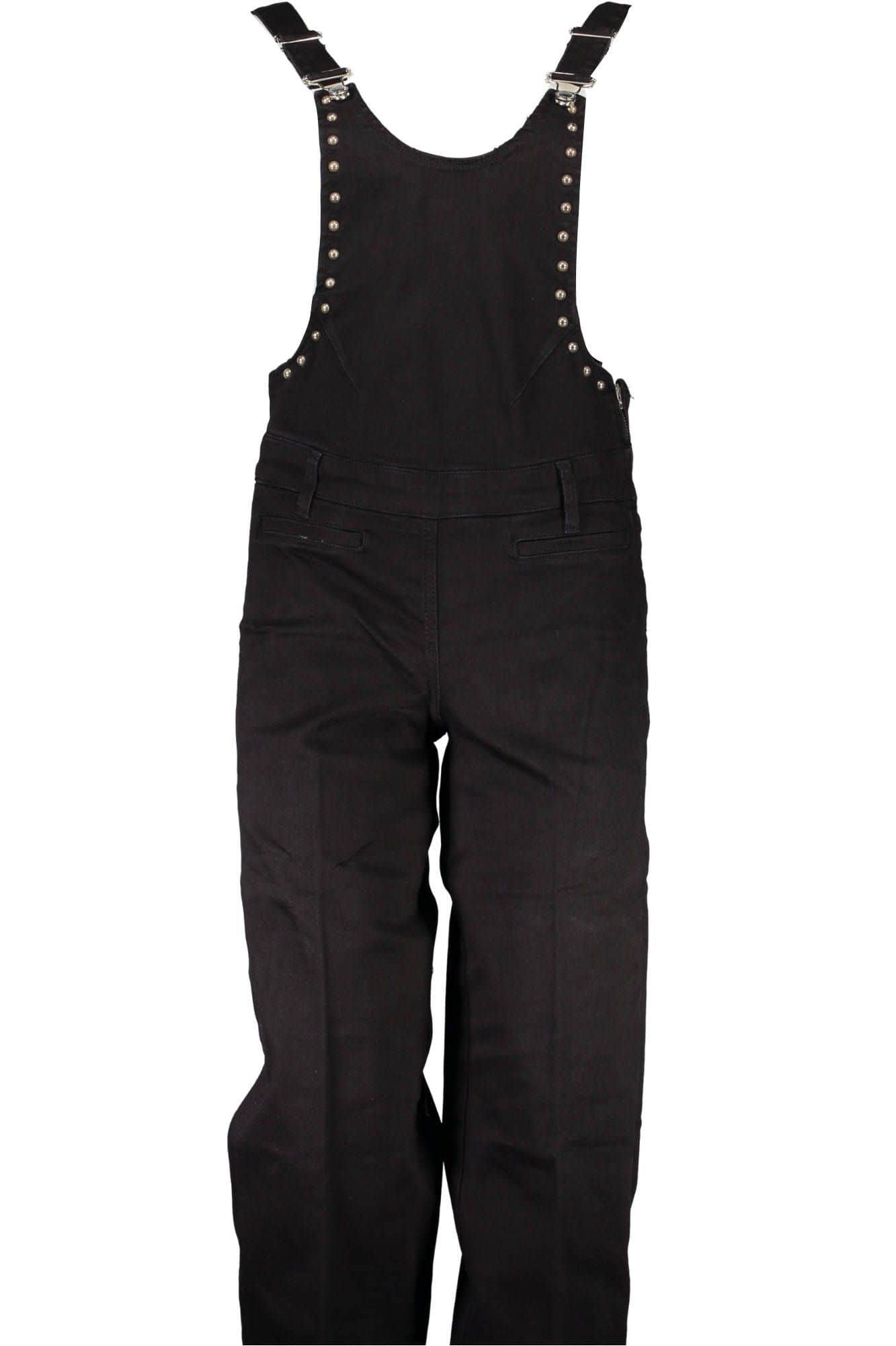 GUESS JEANS DAMEN SCHWARZ DUNGAREES HOSE