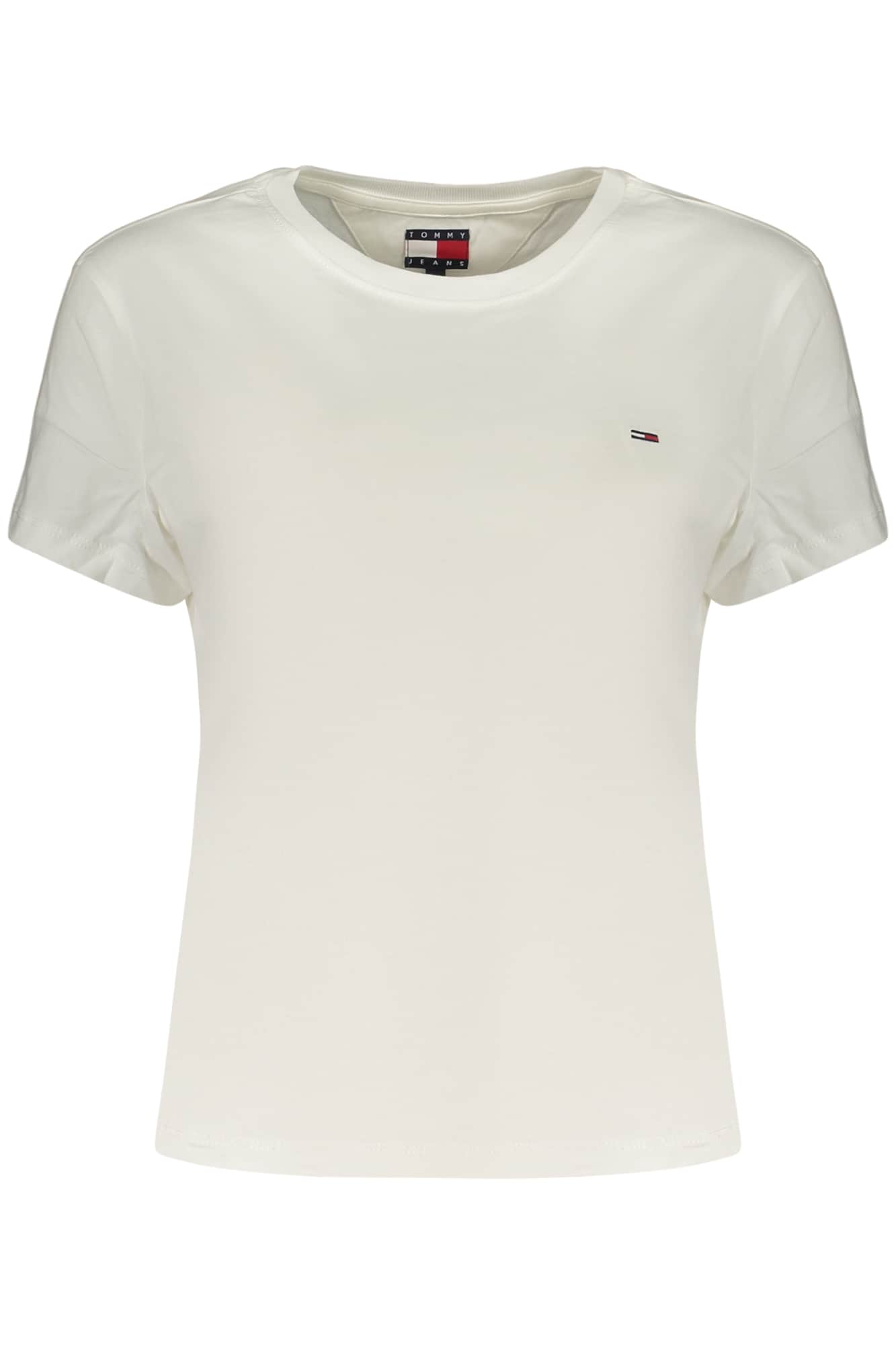 TOMMY HILFIGER DAMEN KURZARM T-SHIRT SCHWARZ