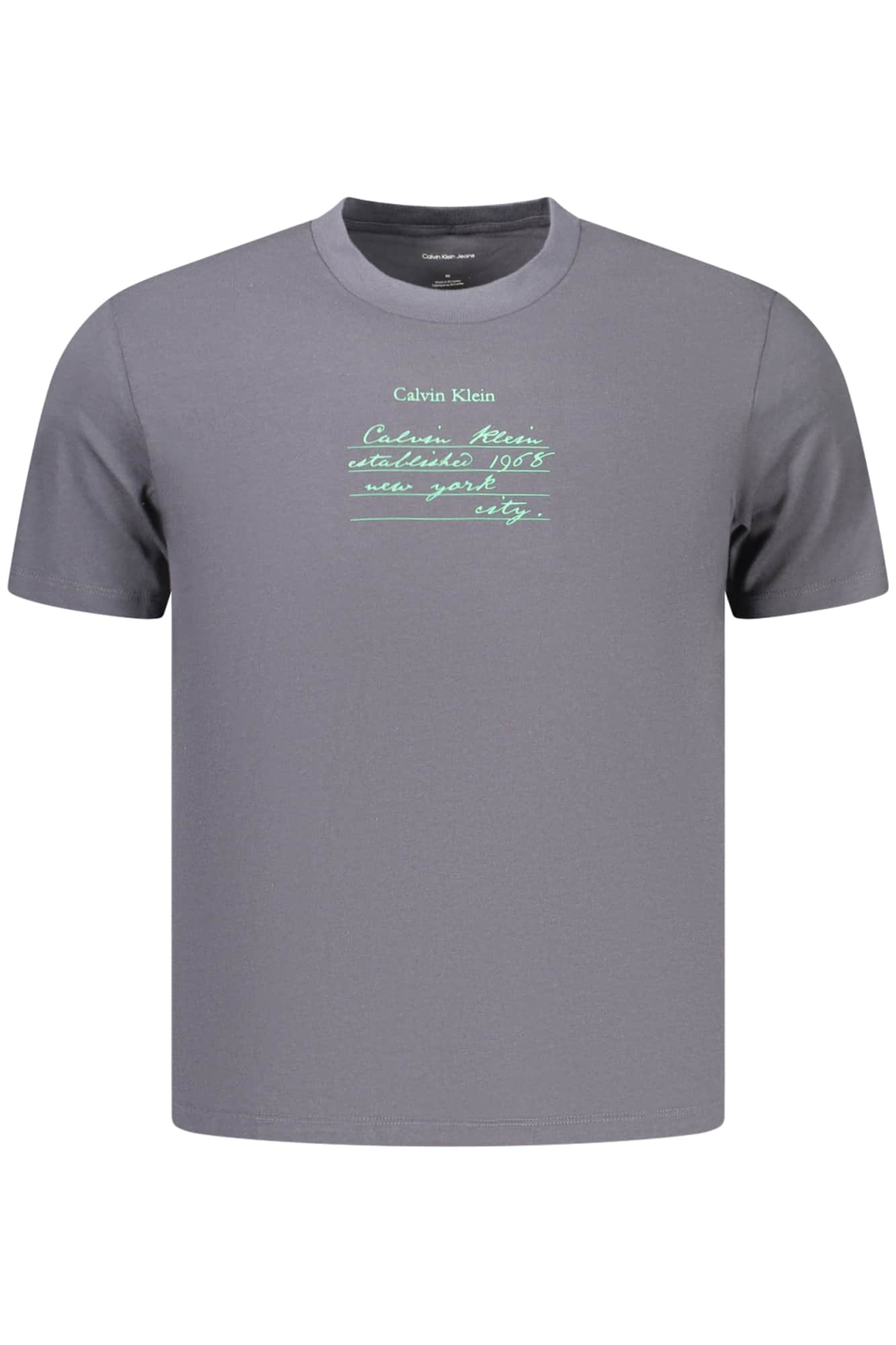 CALVIN KLEIN HERREN KURZARM T-SHIRT GRAU