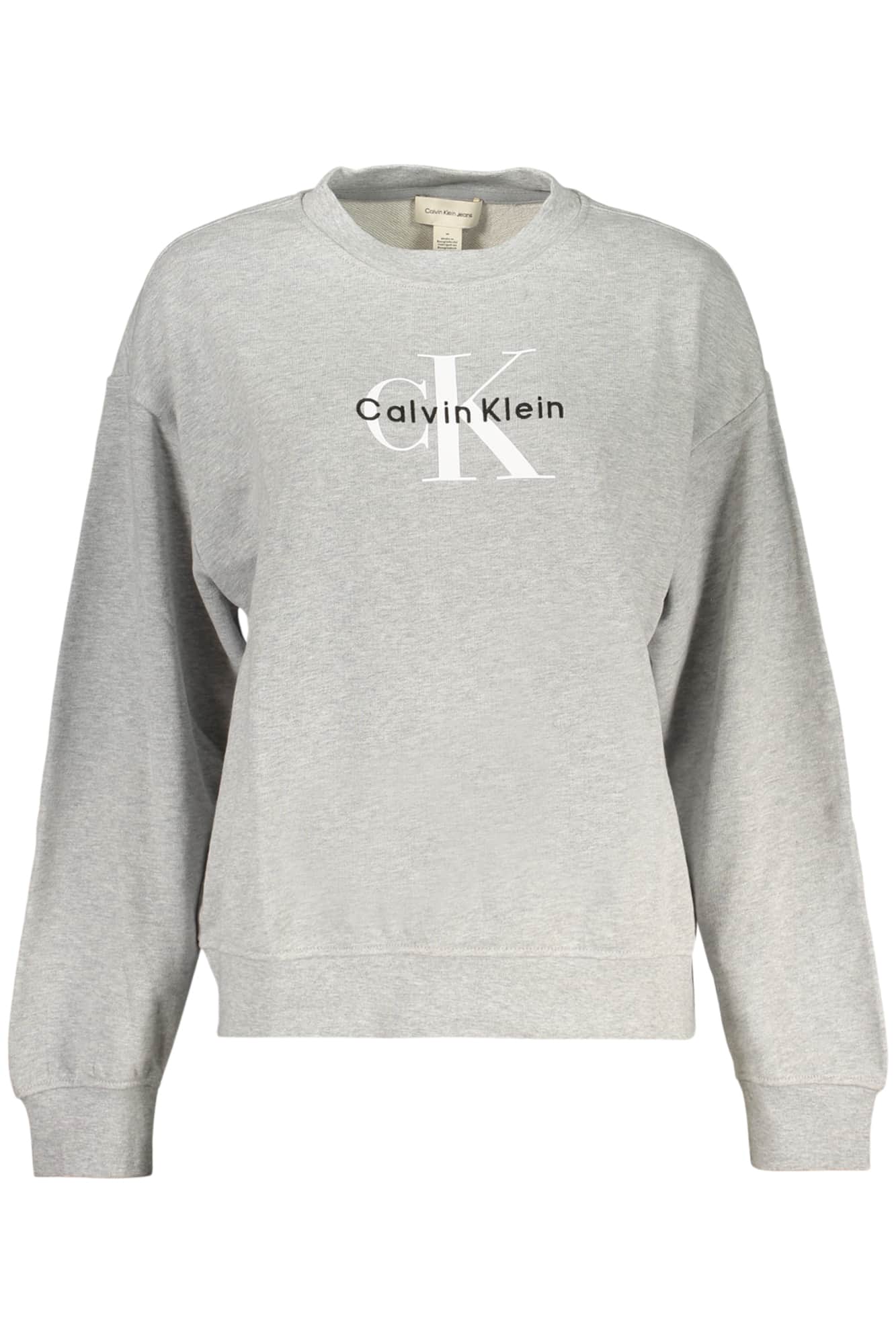 CALVIN KLEIN DAMEN GRAU MIT REISSVERSCHLUSS SWEATSHIRT