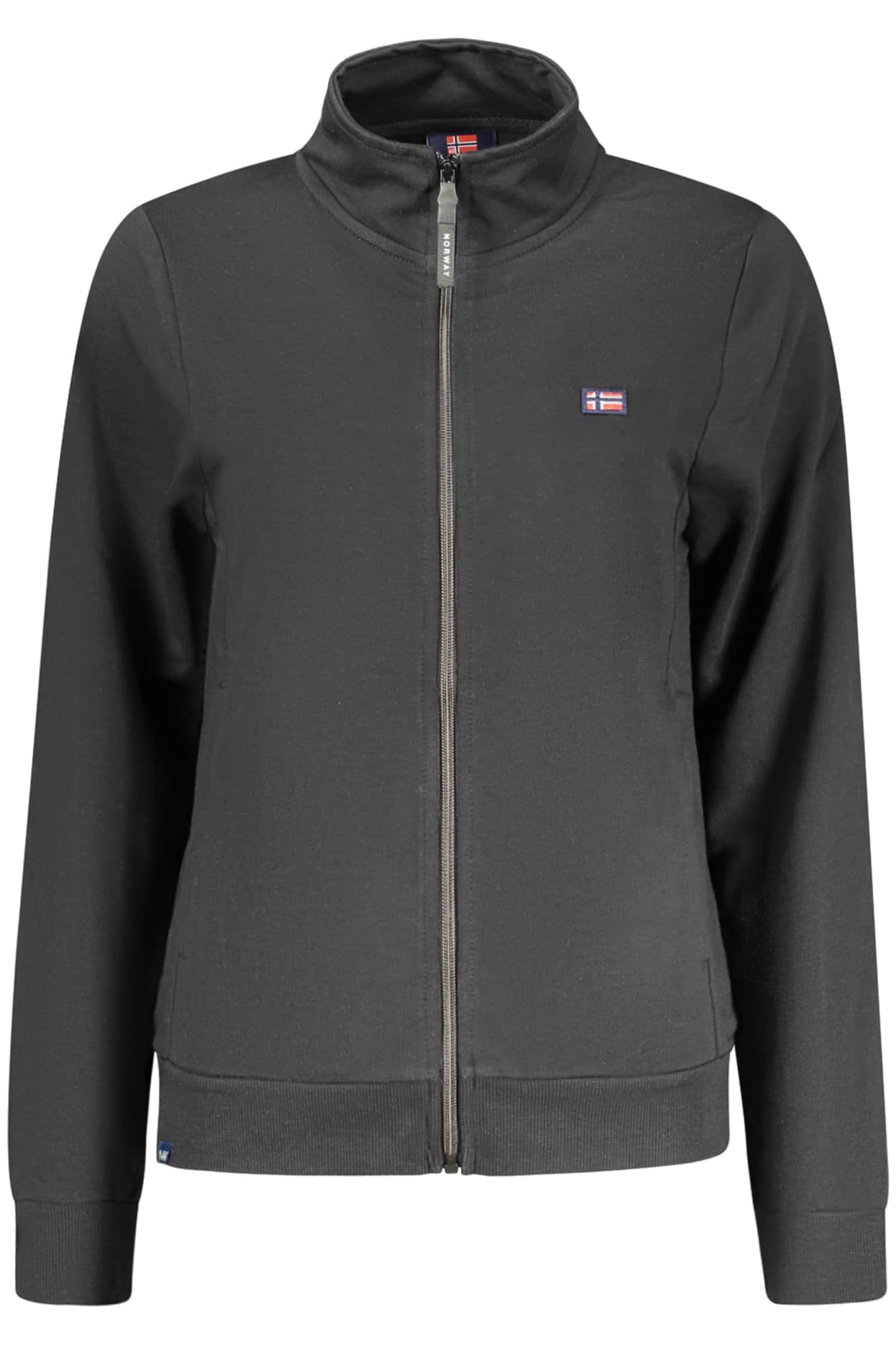 NORWAY 1963 DAMEN BLAU MIT REISSVERSCHLUSS SWEATSHIRT