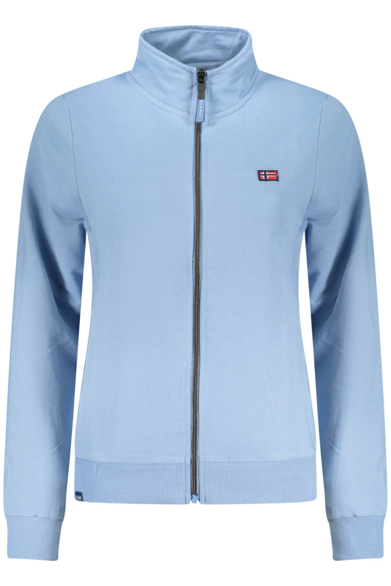 NORWAY 1963 DAMEN BLAU MIT REISSVERSCHLUSS SWEATSHIRT