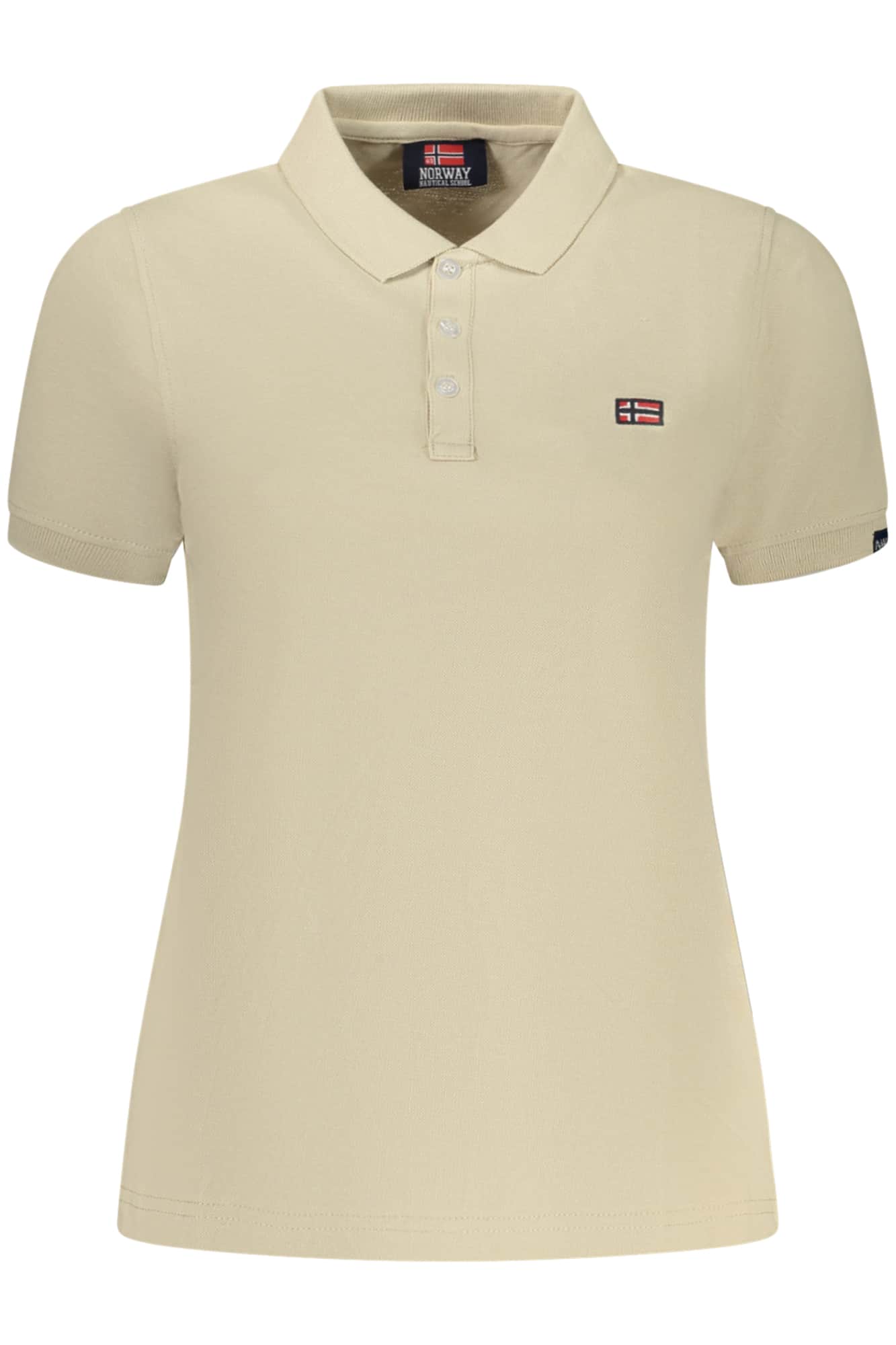 NORWAY 1963 DAMEN KURZARM POLOSHIRT, BEIGE