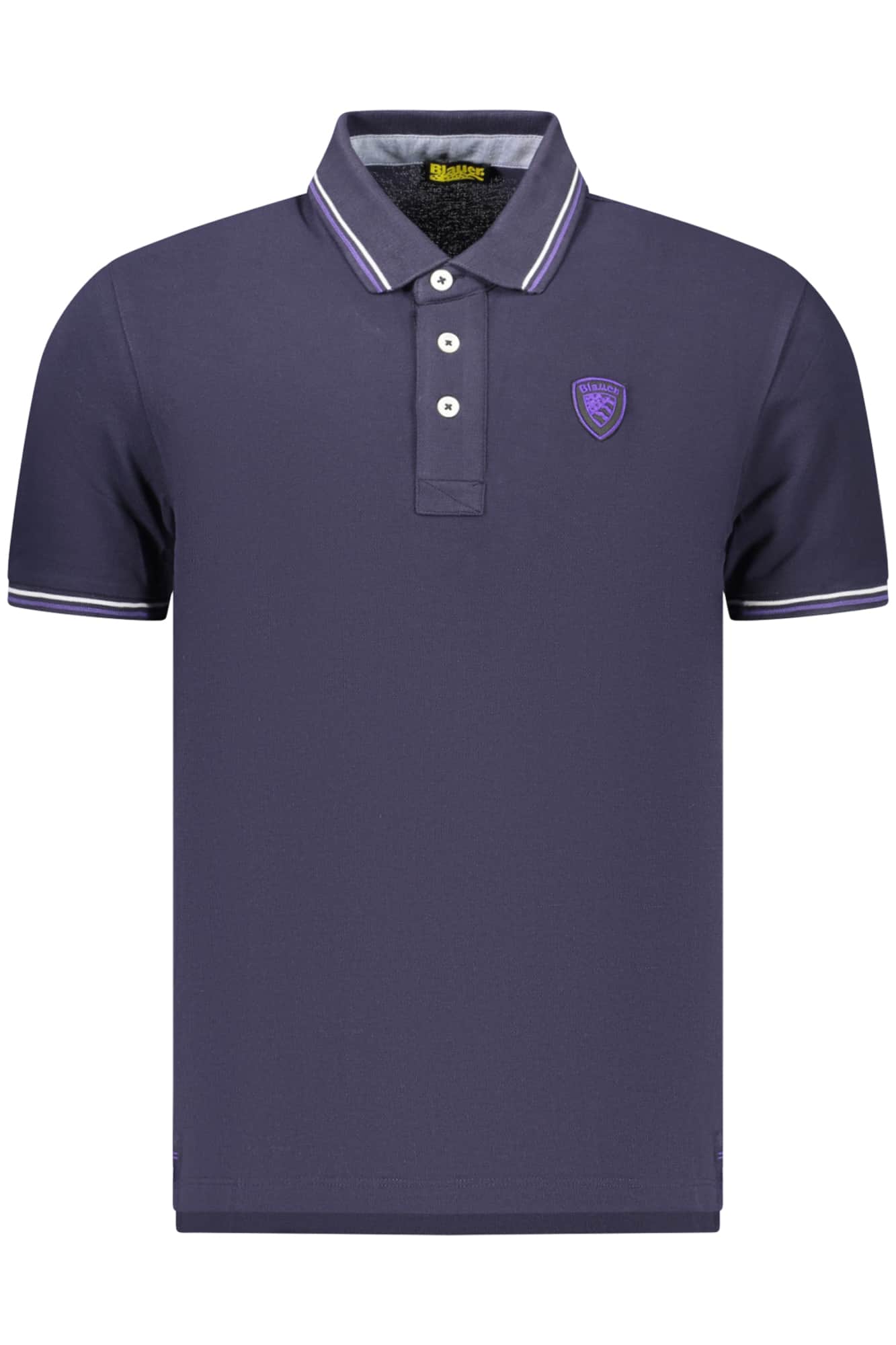 BLAUER APPAREL HERREN KURZARM POLOSHIRT, SCHWARZ