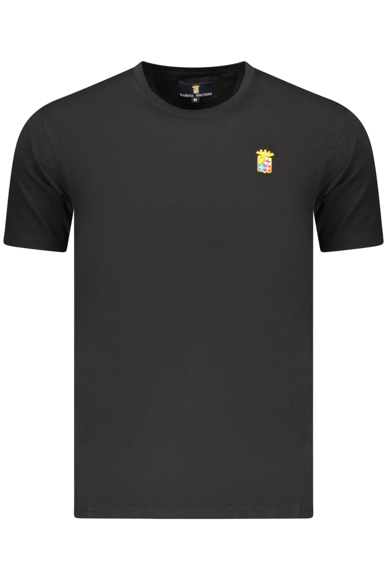 Marineblau Herren Schwarz Kurzarm T-Shirt