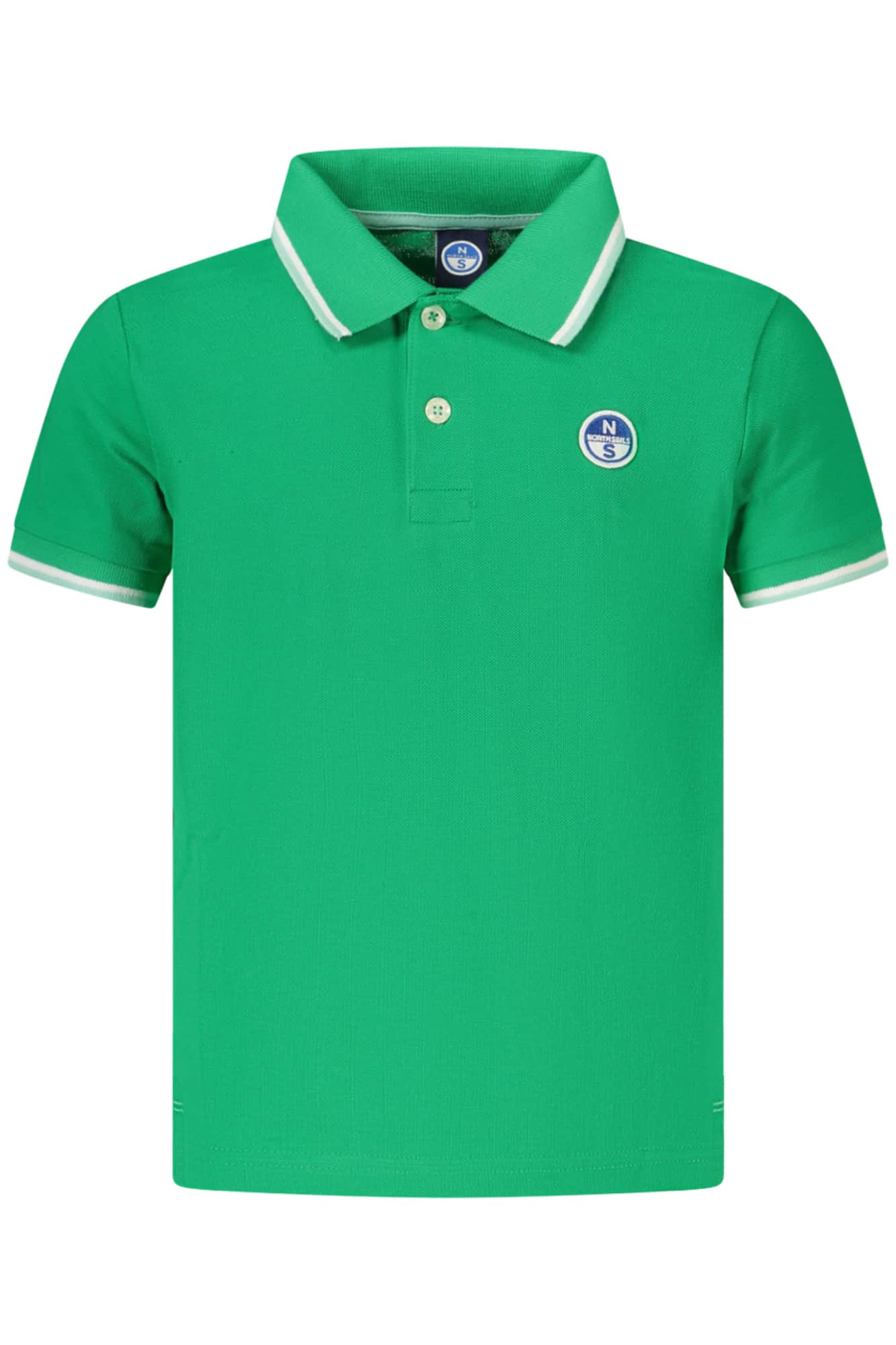 NORTH SAILS KINDER KURZARM POLOSHIRT, WEISS