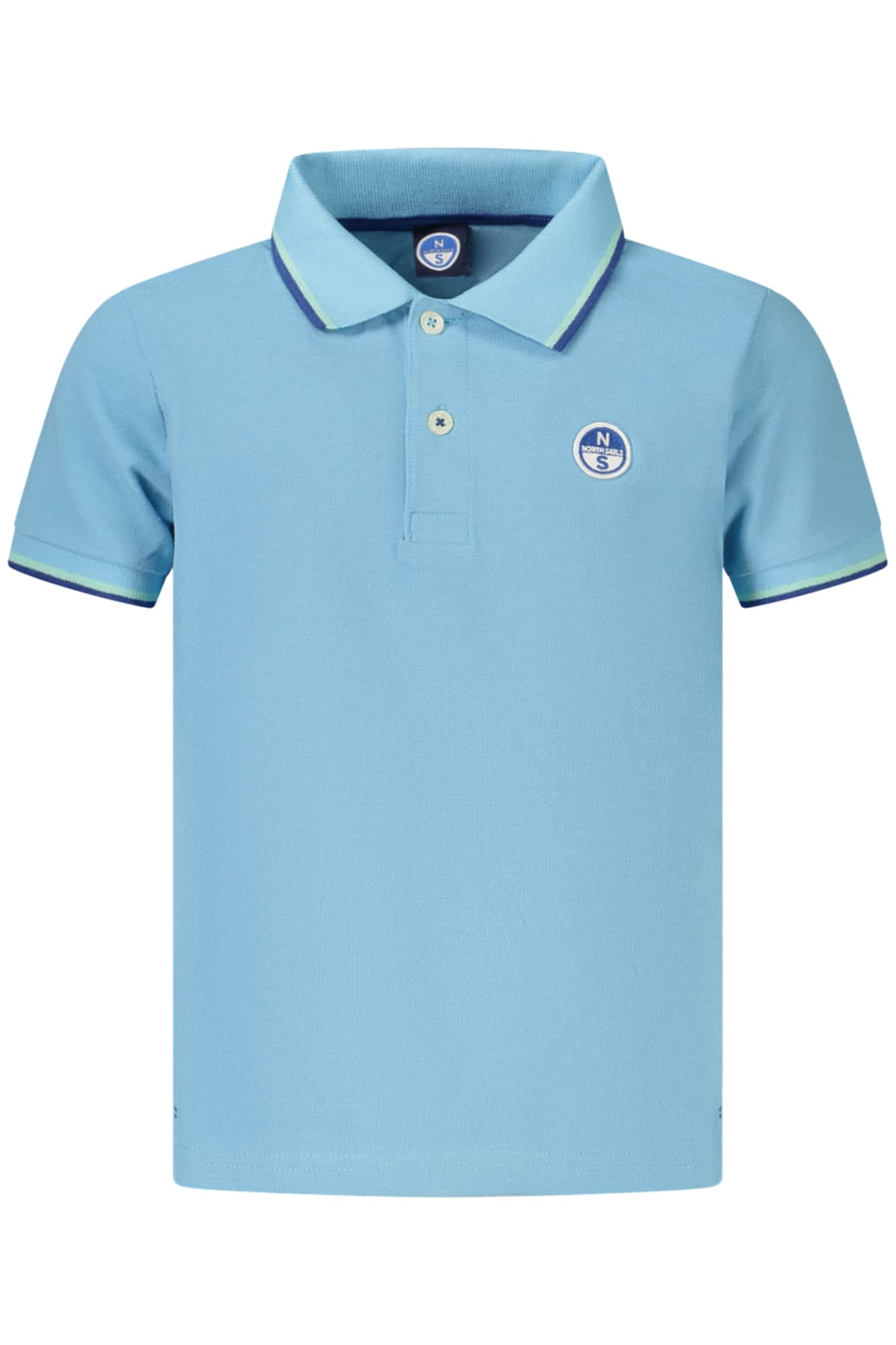 NORTH SAILS KINDER KURZARM POLOSHIRT, WEISS