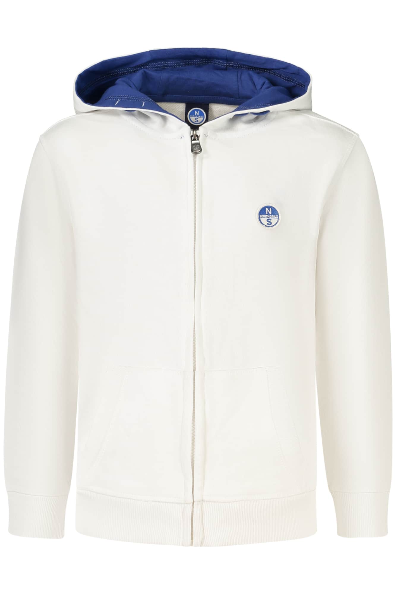 NORTH SAILS KINDER WEISS MIT REISSVERSCHLUSS SWEATSHIRT