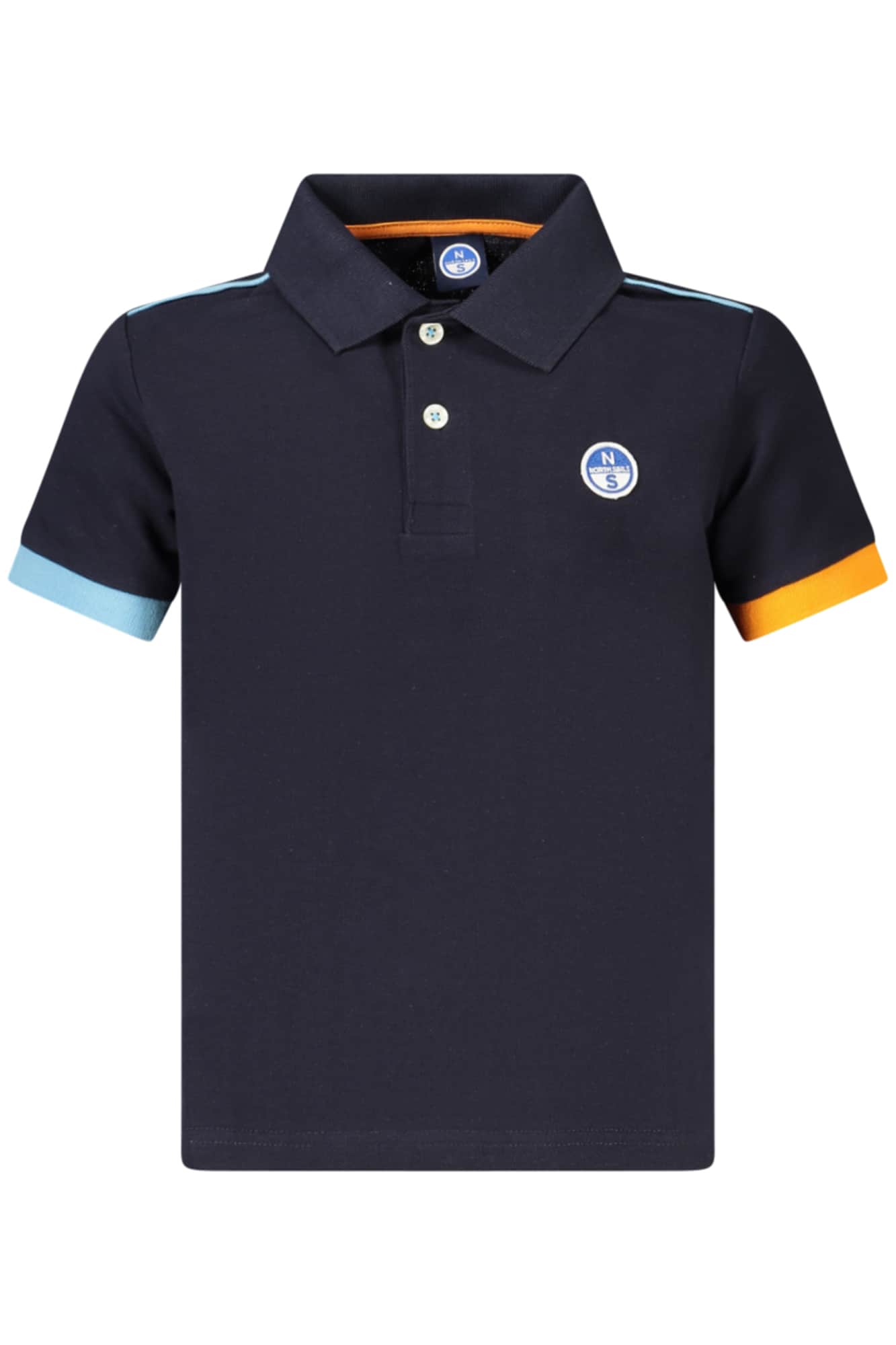 NORTH SAILS KINDER KURZARM POLOSHIRT, BLAU