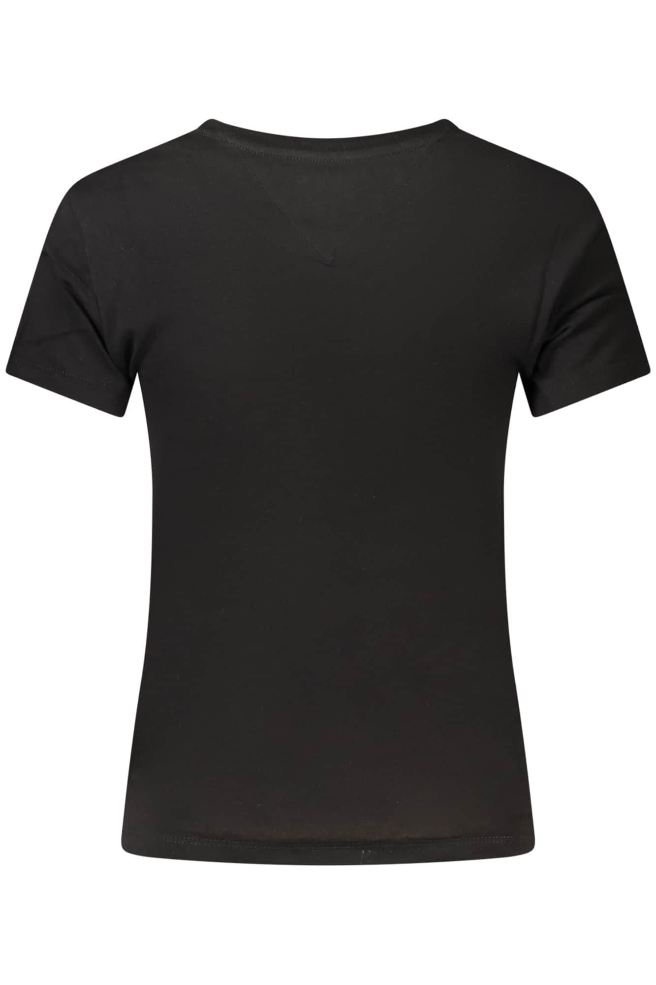 TOMMY HILFIGER DAMEN KURZARM T-SHIRT SCHWARZ