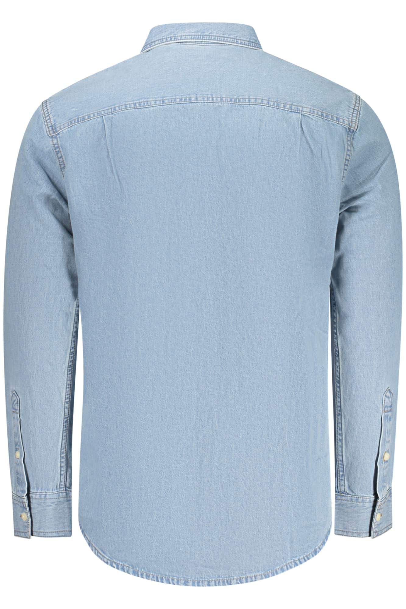 CALVIN KLEIN HERREN LANGARM SHIRT, BLAU