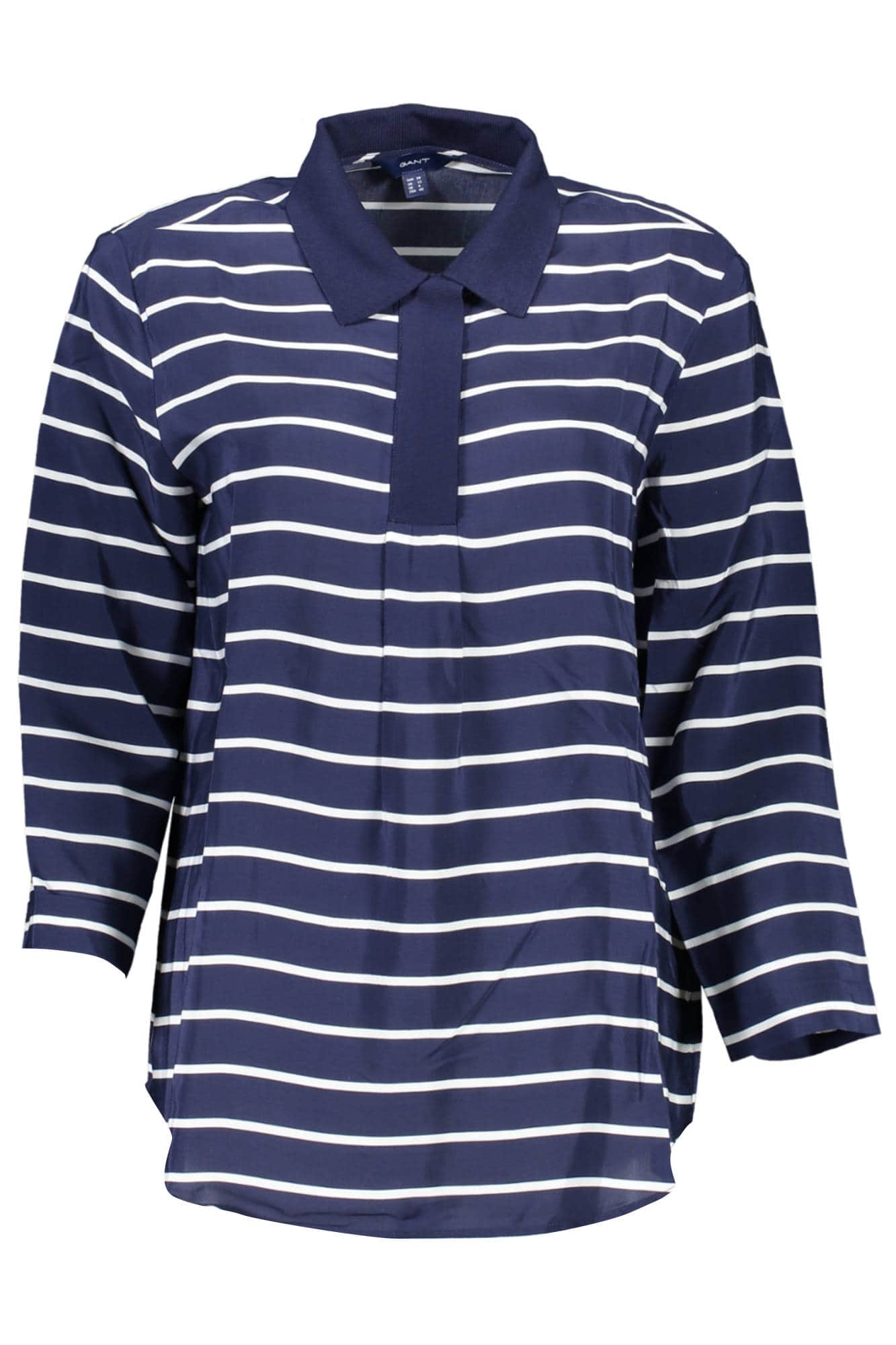 GANT DAMEN BLAU 3/4 SLEEVE POLOSHIRT