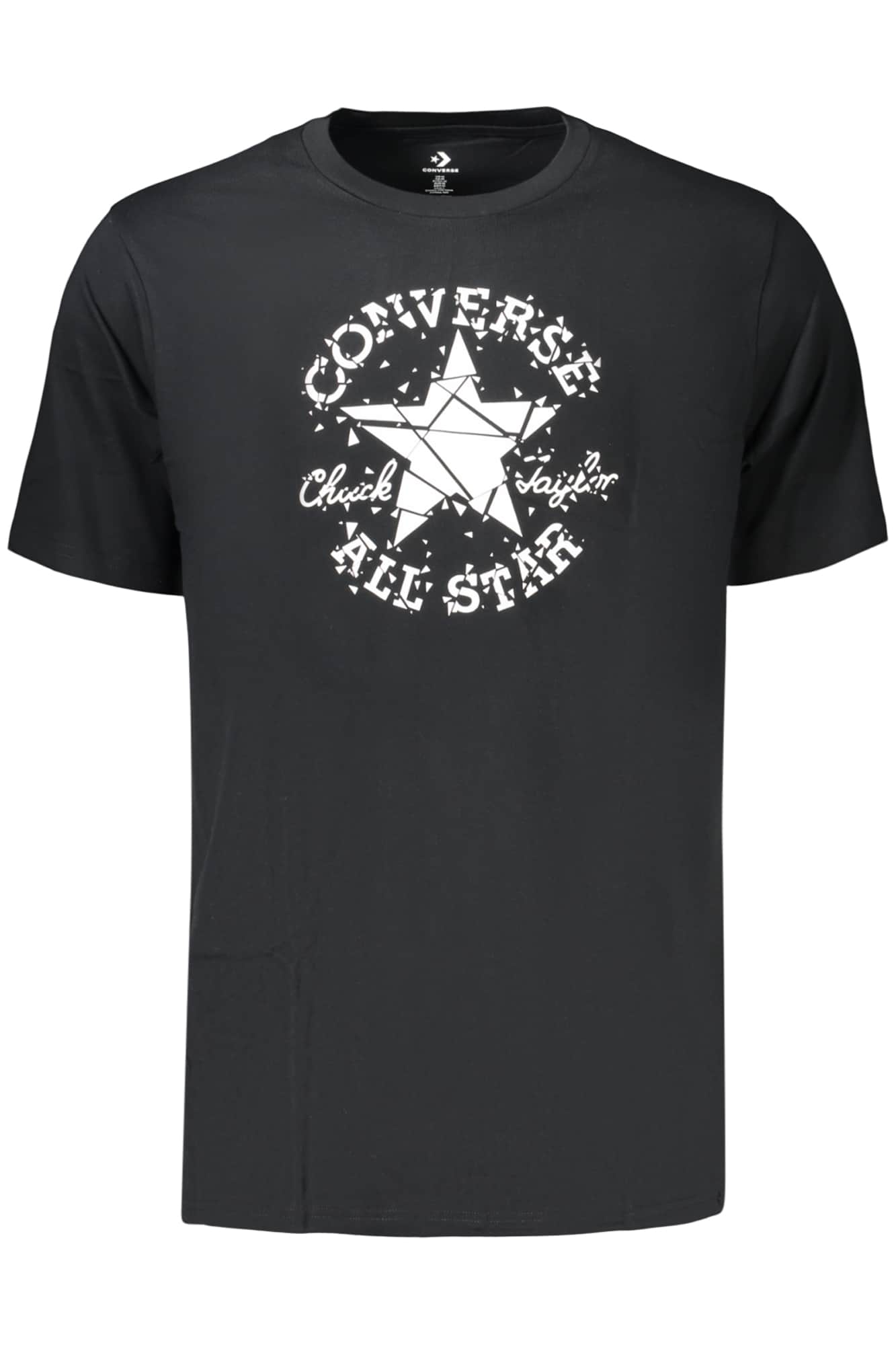 Converse Herren Kurzarm T-Shirt, Schwarz