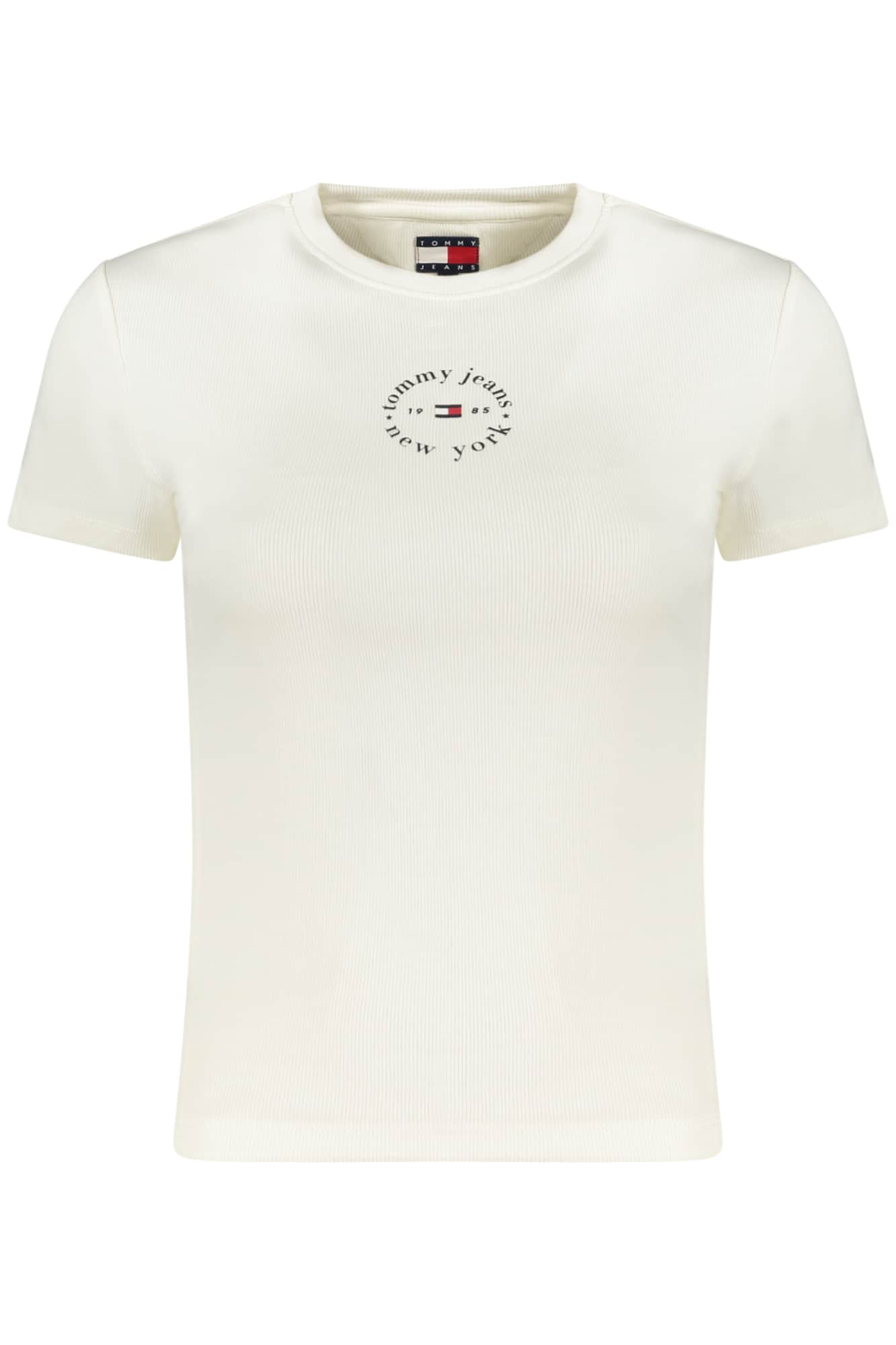 TOMMY HILFIGER DAMEN KURZARM T-SHIRT SCHWARZ