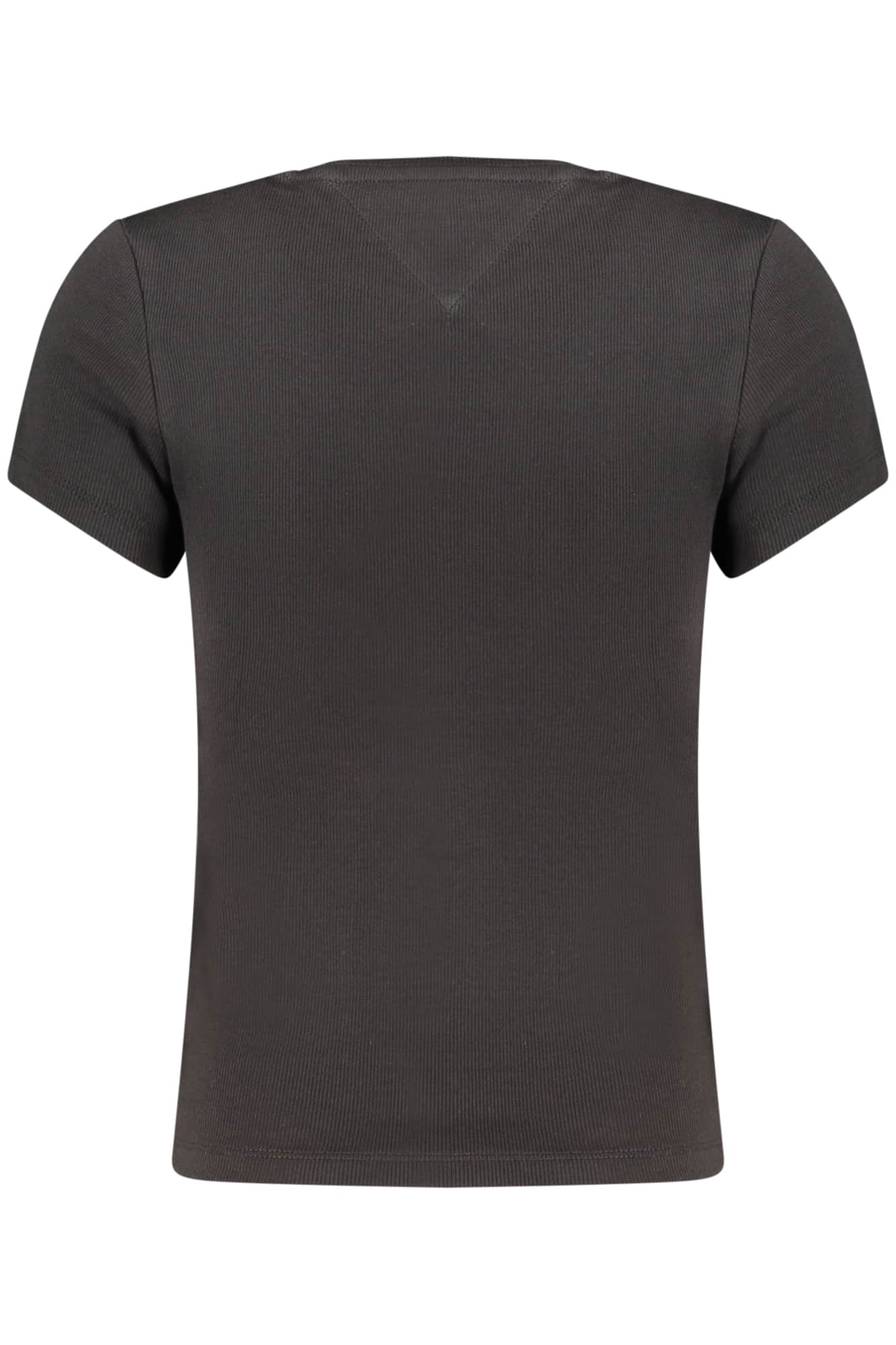 TOMMY HILFIGER DAMEN KURZARM T-SHIRT SCHWARZ
