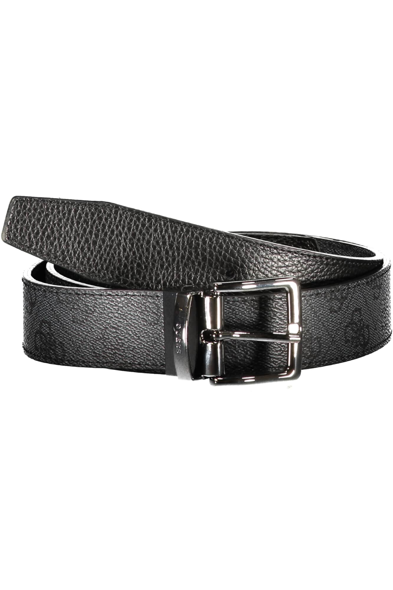 GUESS JEANS HERREN GRAU LEDER GÜRTEL