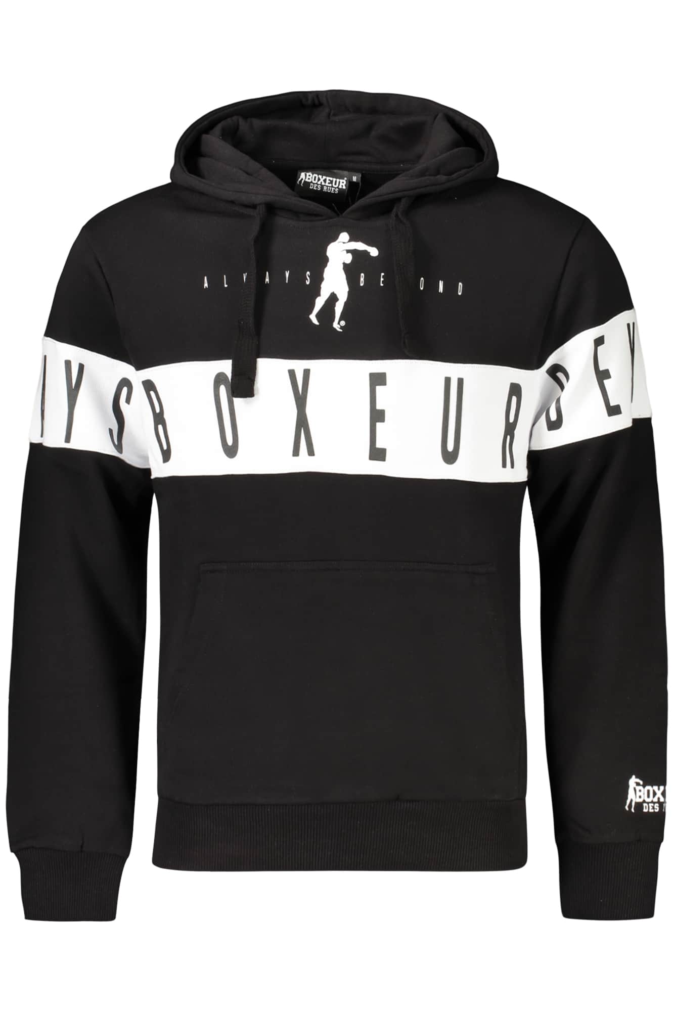 BOXEUR DES RUES HERREN ROT MIT REISSVERSCHLUSS SWEATSHIRT