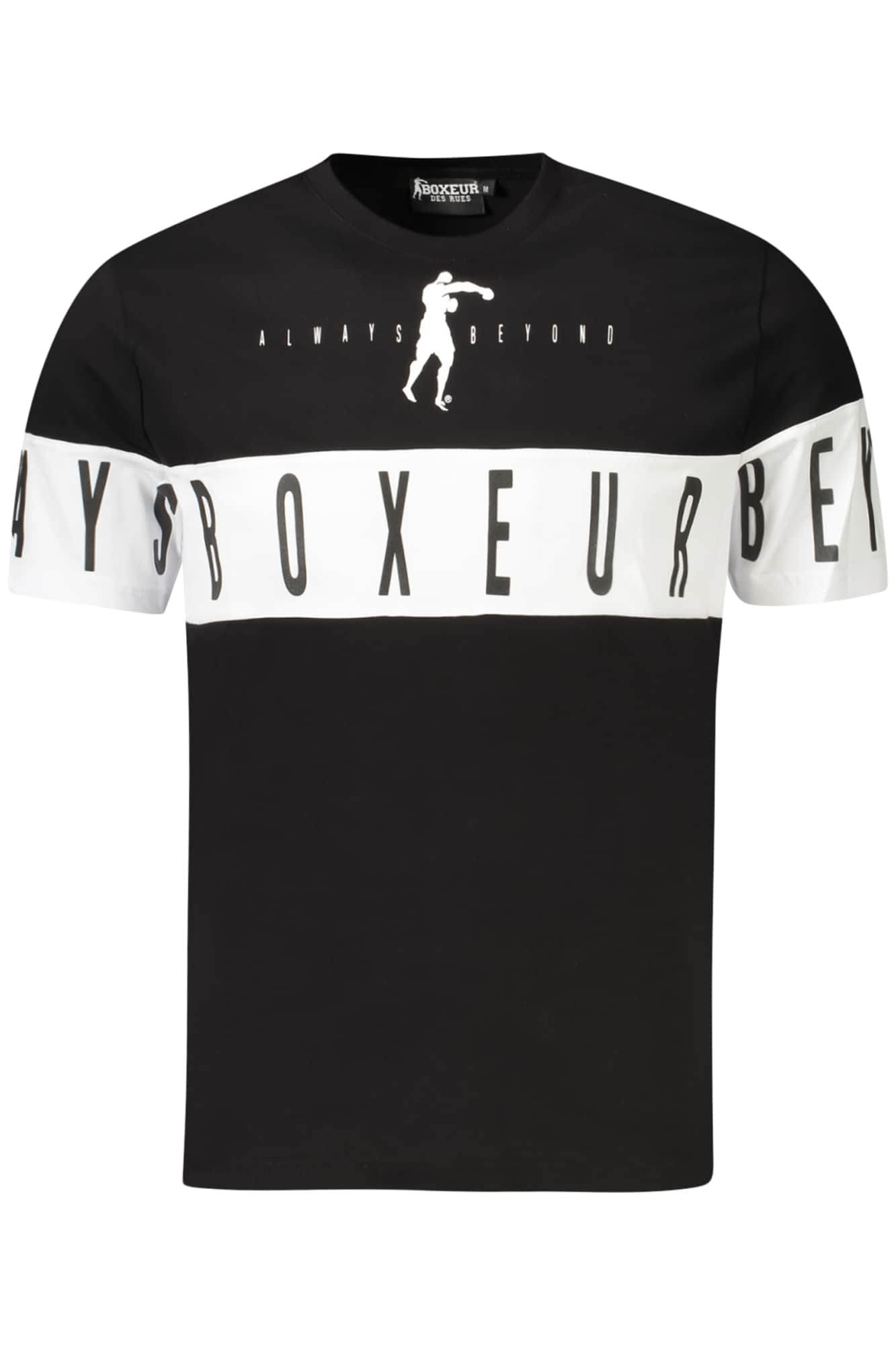 BOXEUR DES RUES HERREN ROT KURZARM T-SHIRT