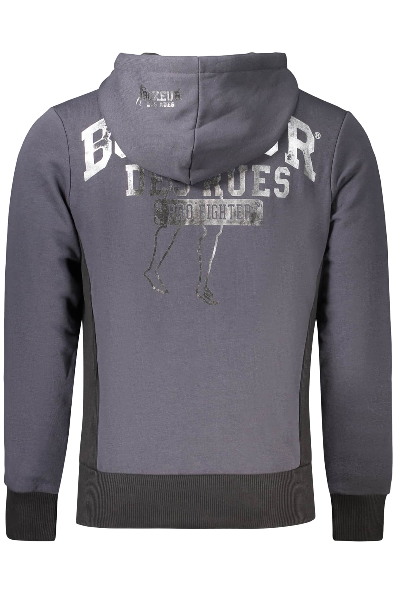 BOXEUR DES RUES HERREN GRAU SWEATSHIRT MIT REISSVERSCHLUSS