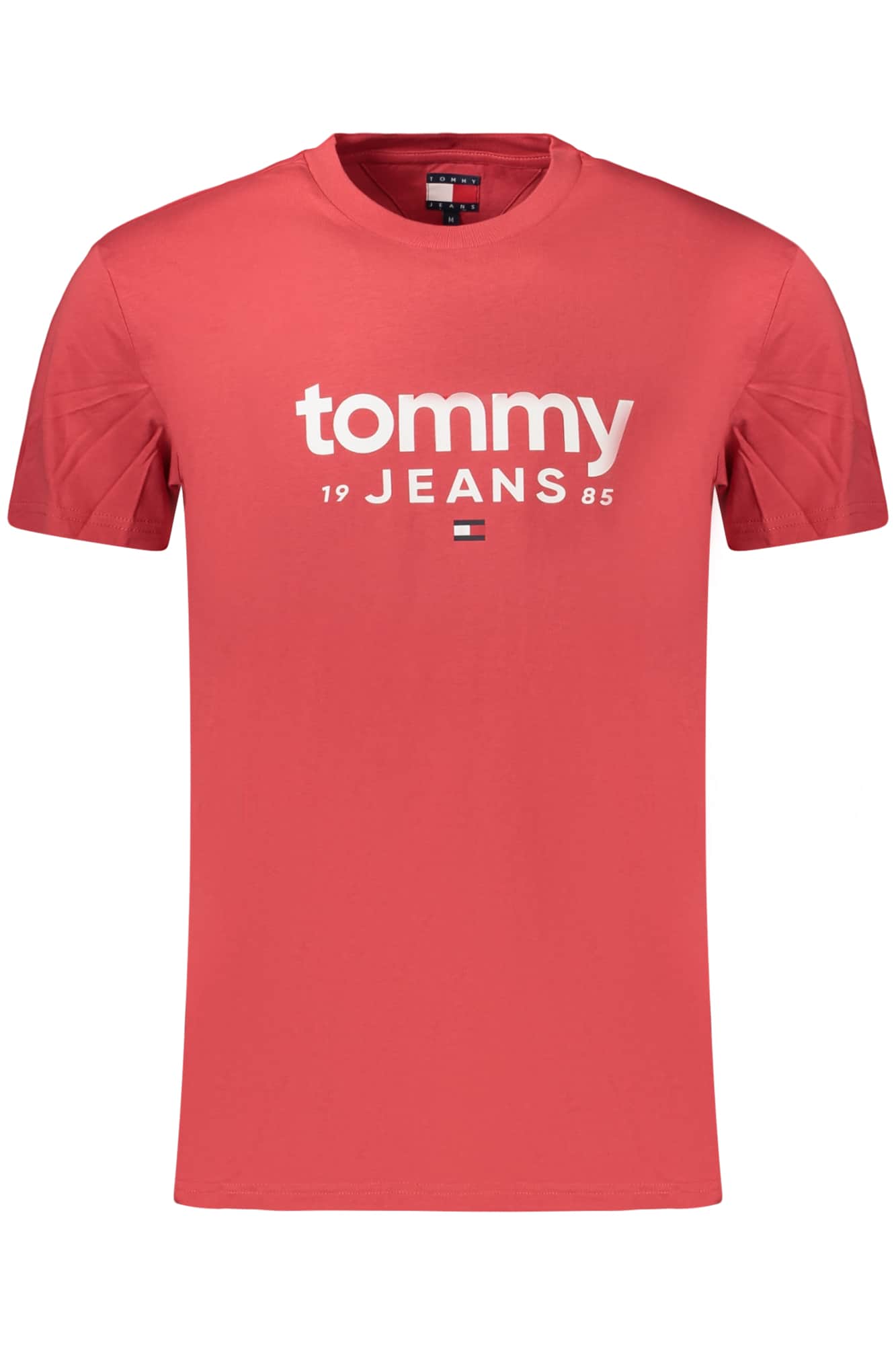 TOMMY HILFIGER HERREN KURZARM T-SHIRT, ROT