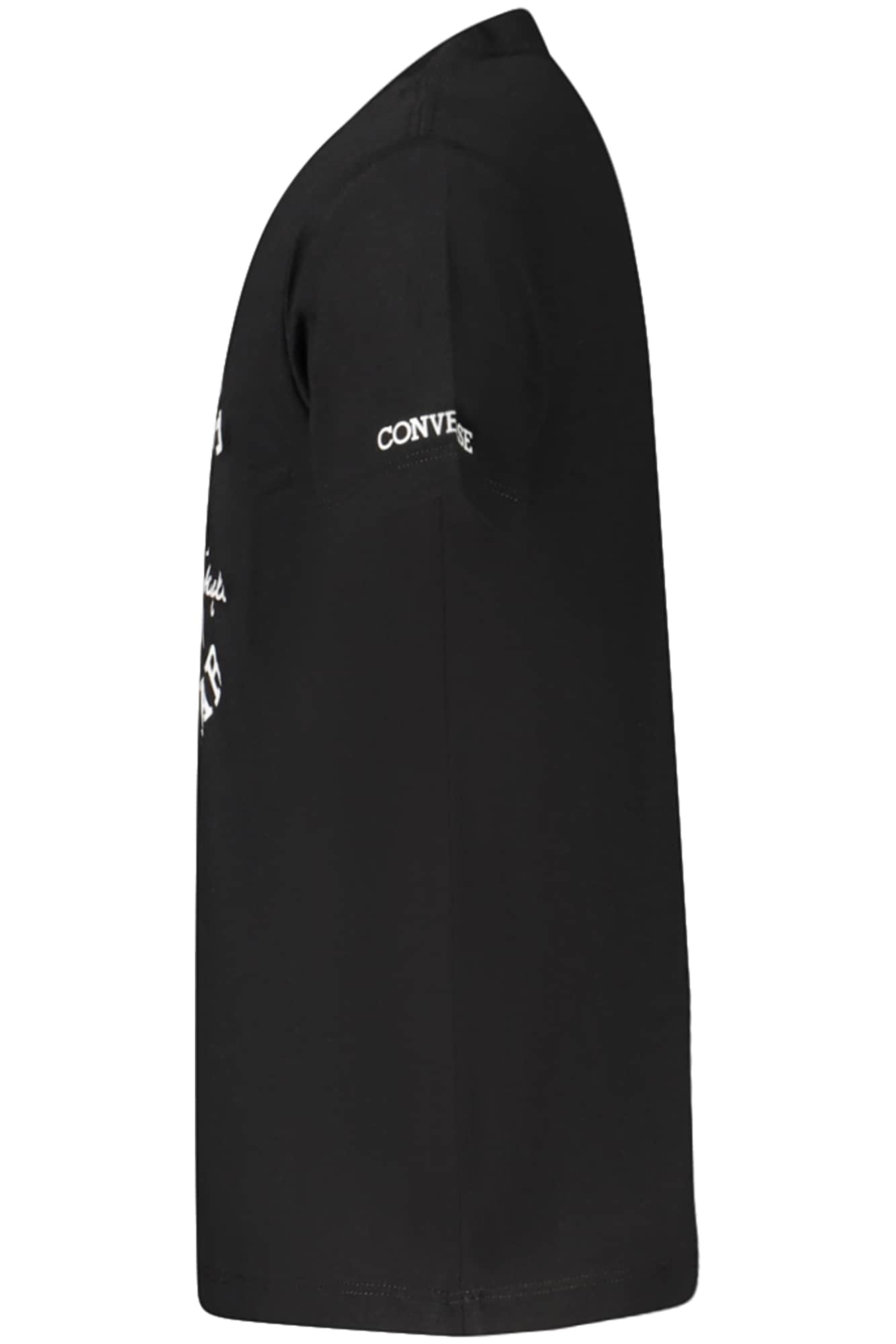 Converse Mädchen Kurzarm T-Shirt, Schwarz