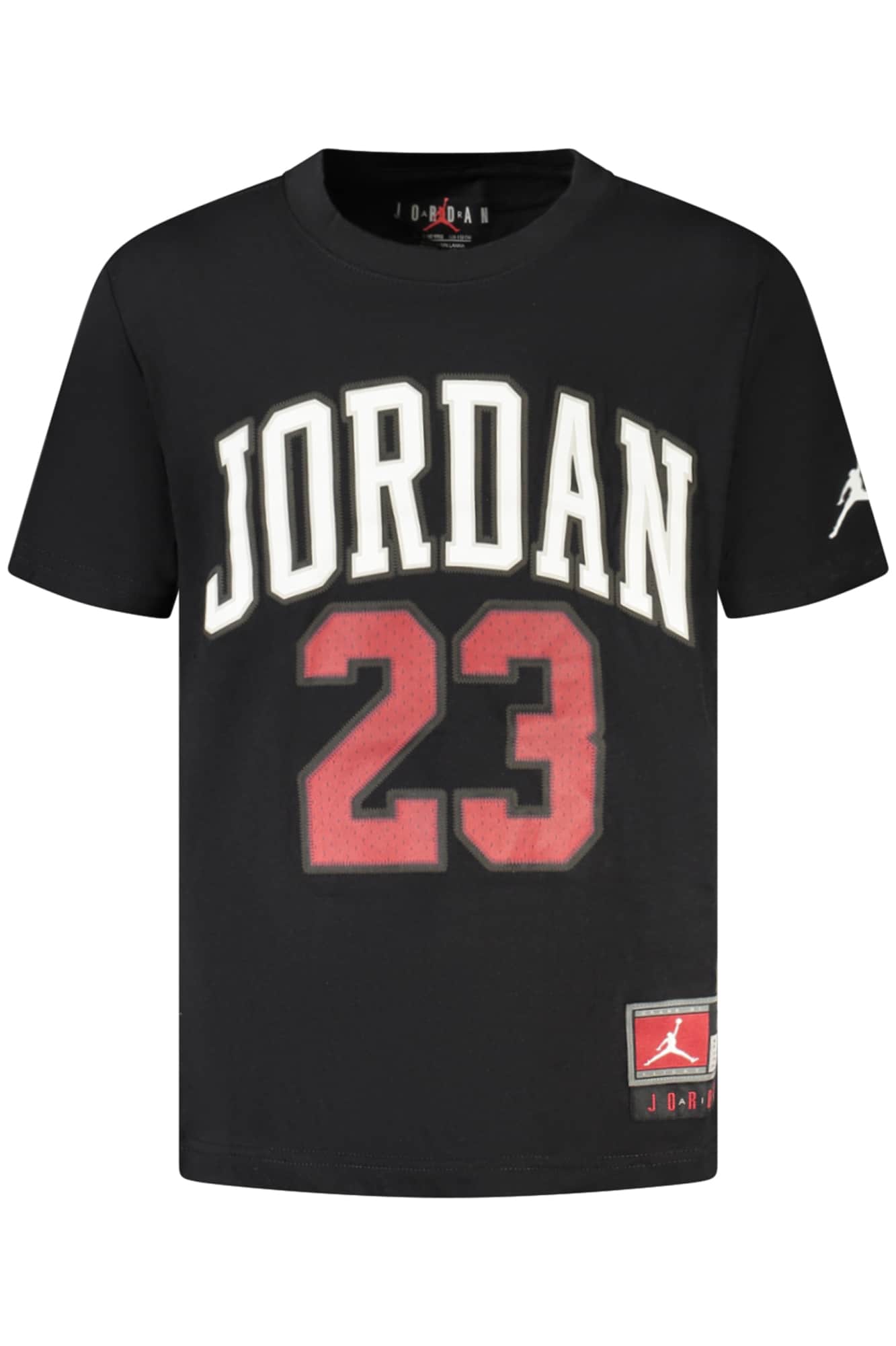 JORDAN KURZARM T-SHIRT FÜR KINDER, SCHWARZ