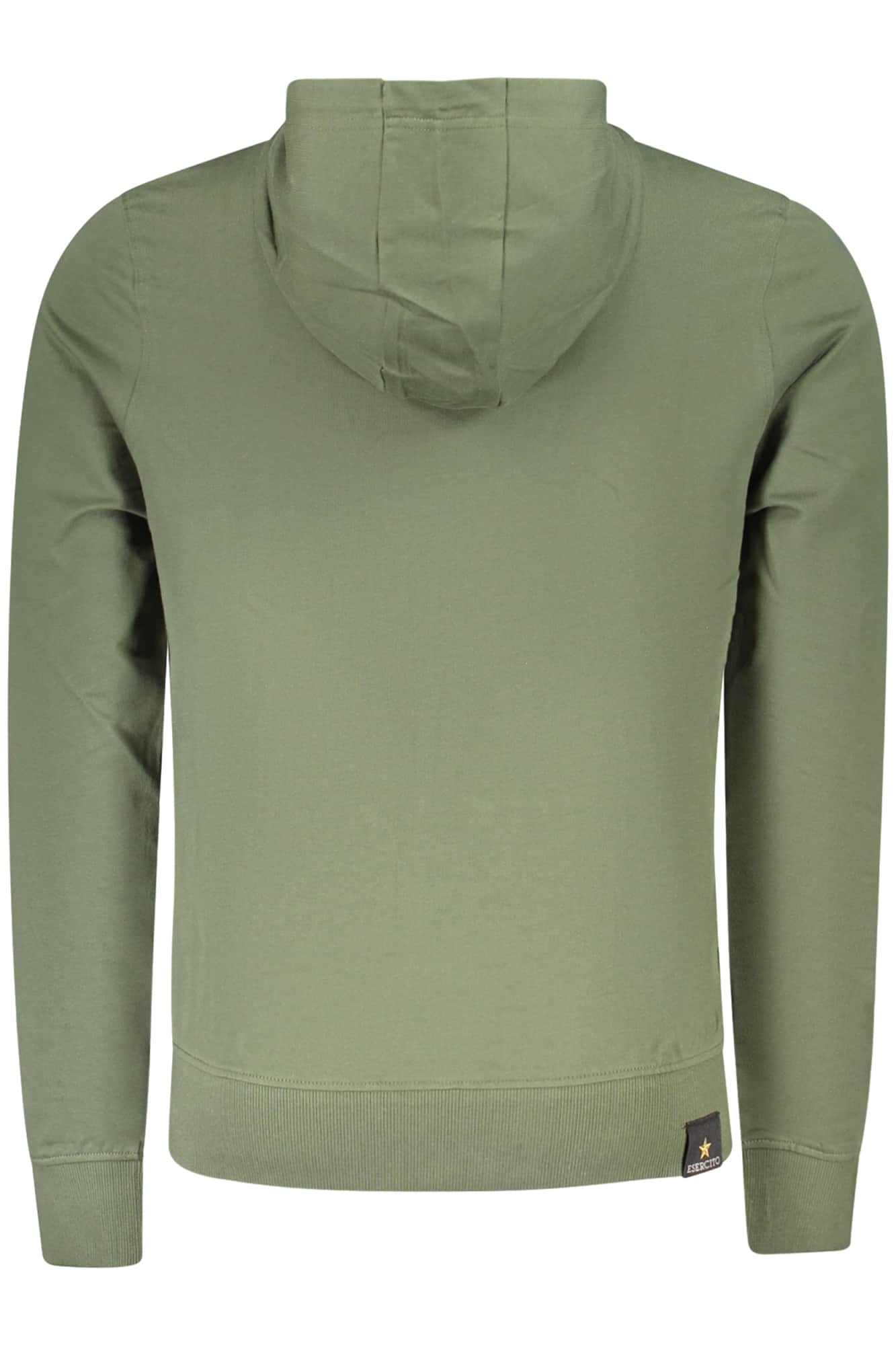 Military academy herren mit reissverschluss sweatshirt, grün