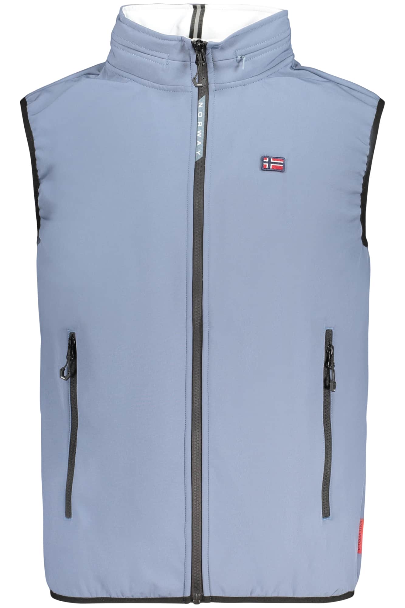 Norway 1963 herren blau ärmellos jacke