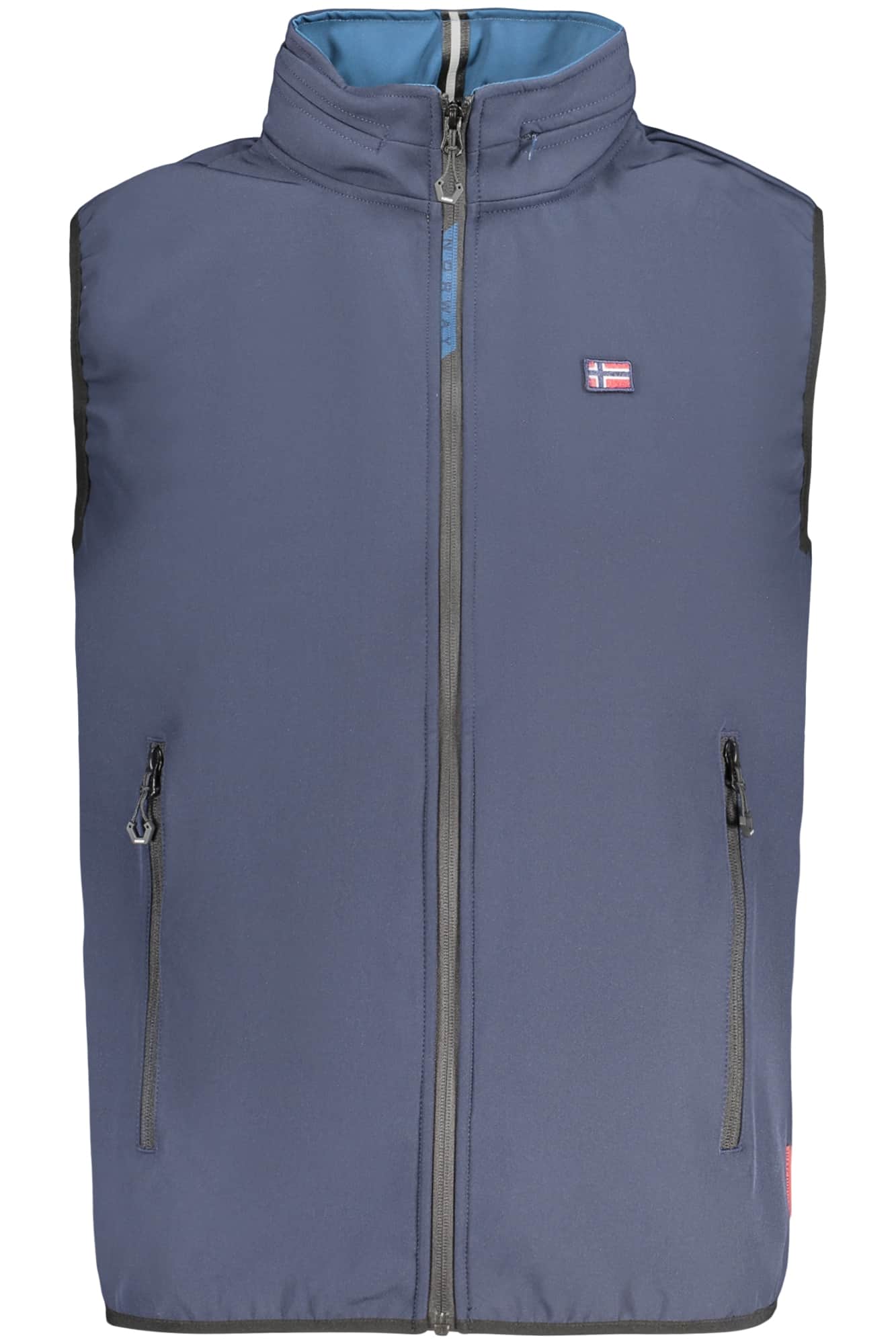 Norway 1963 herren blau ärmellos jacke