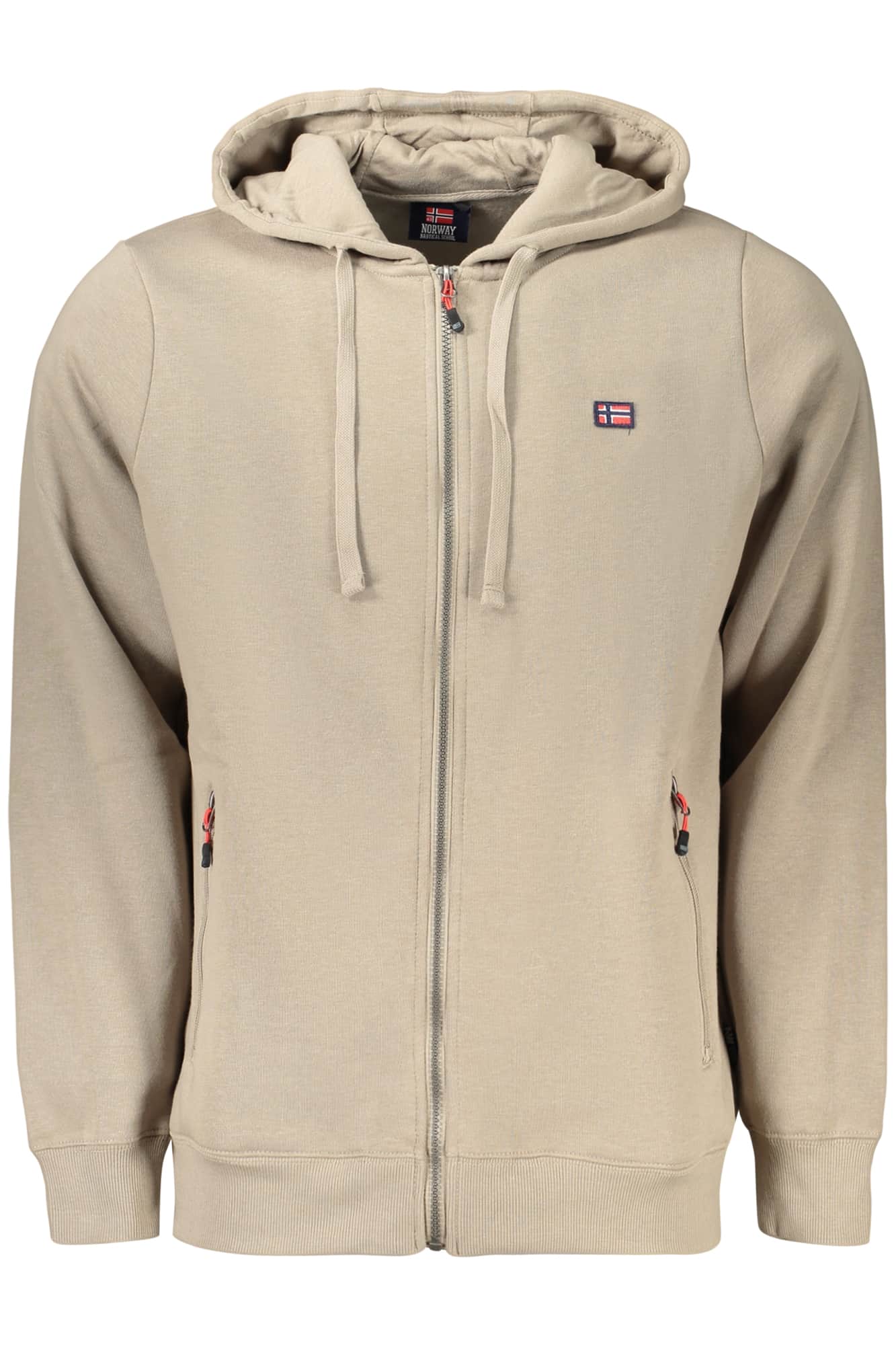 Norway 1963 herren braun mit reissverschluss sweatshirt