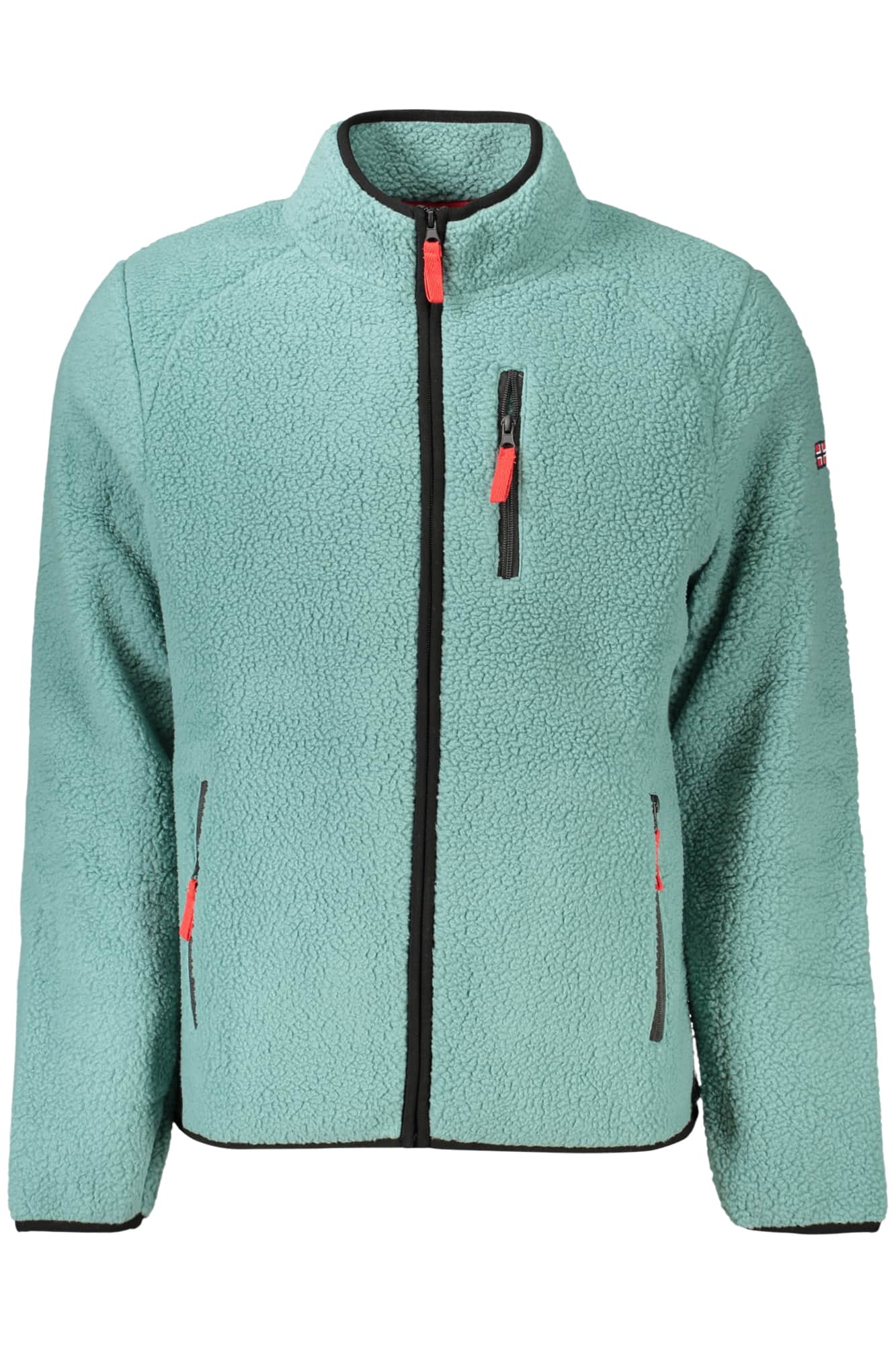 Norway 1963 herren grün mit reissverschluss sweatshirt