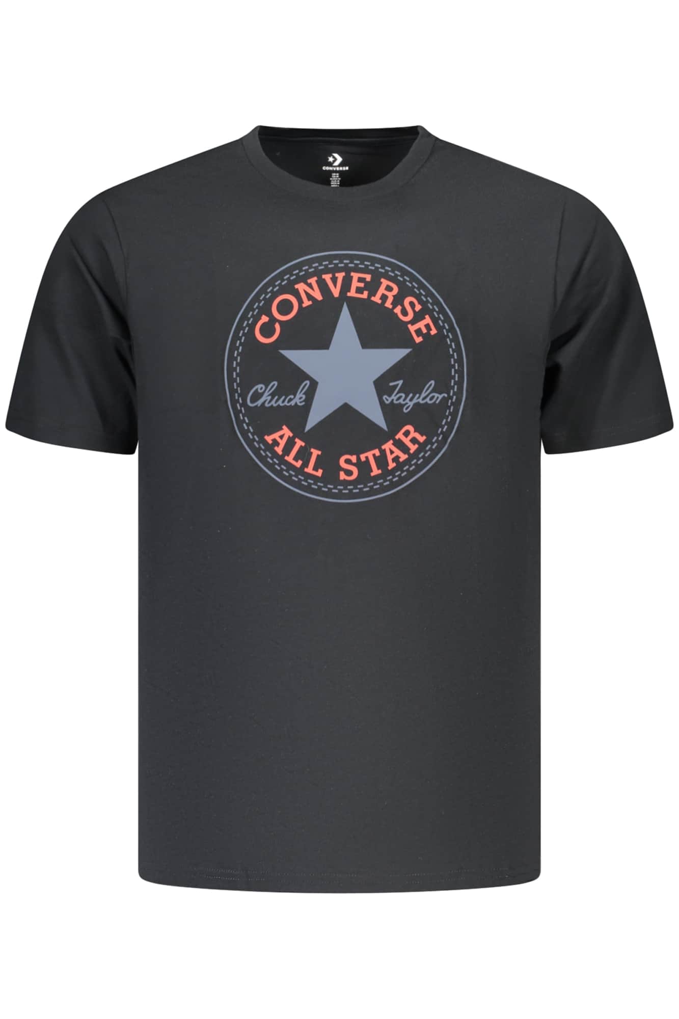 Converse Herren Kurzarm T-Shirt, Schwarz